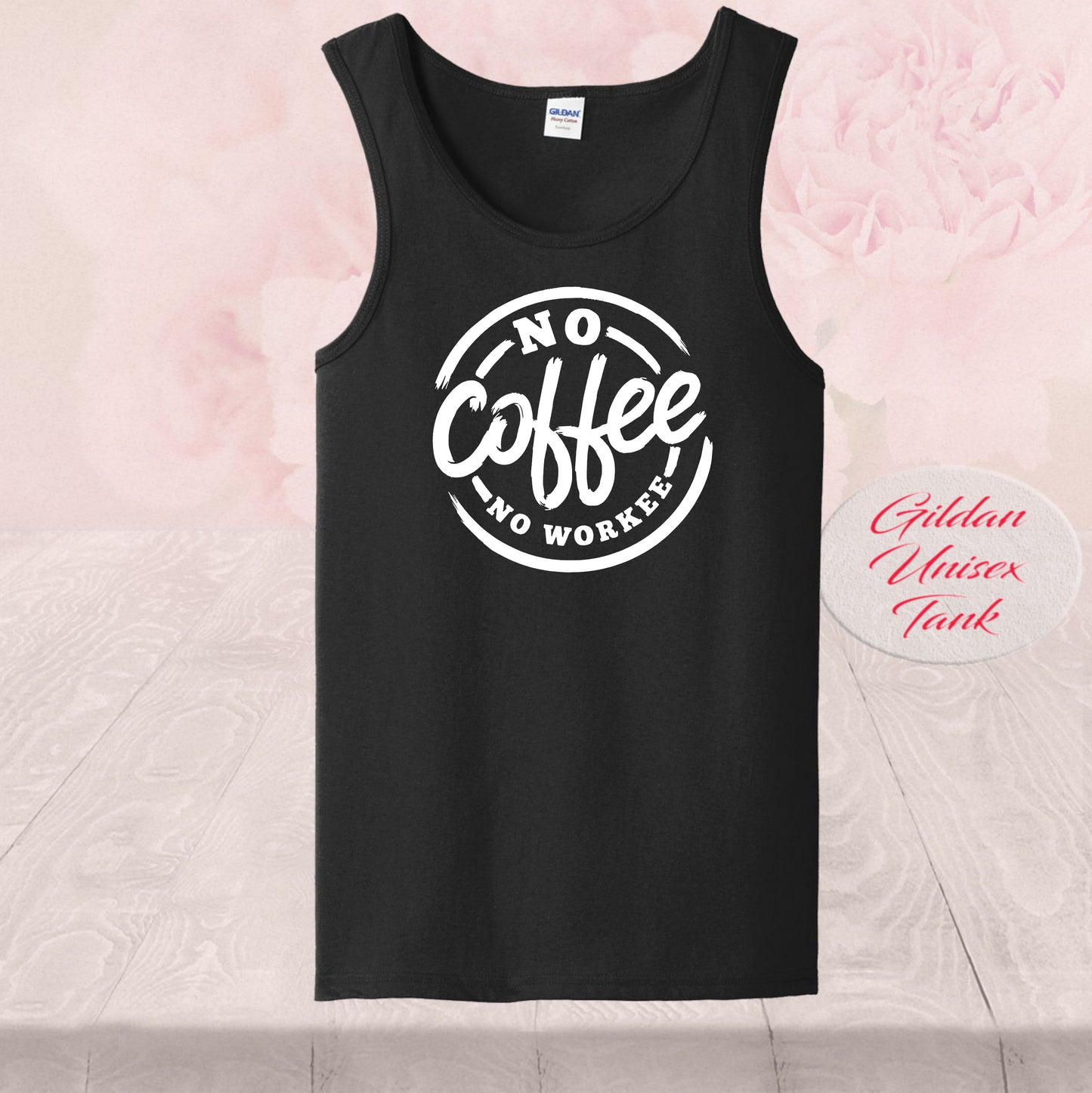 No Coffee No Workee T-Shirt - Caffeine Lover, Funny Gift