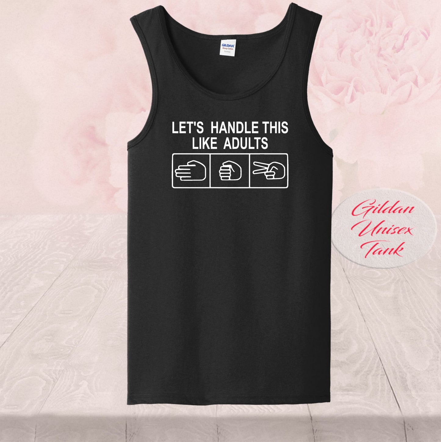 Adults Rock Paper Scissors Shirt