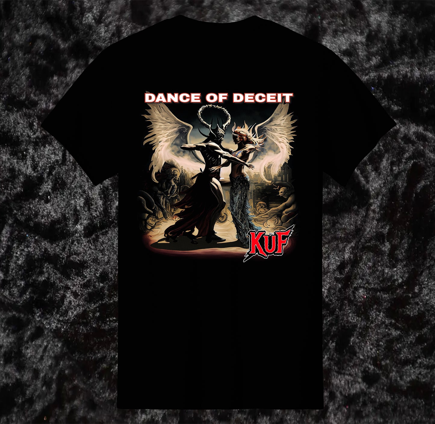 Dance of Deceit (Back) and KuF Logo (Front) T Shirt