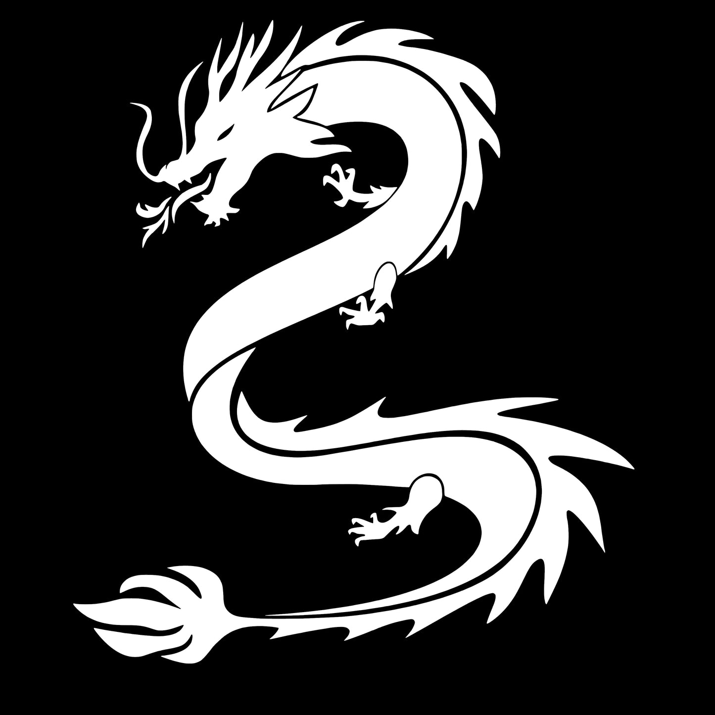 Dragon Decal - Mythical Creature Sticker Fantasy Vinyl,