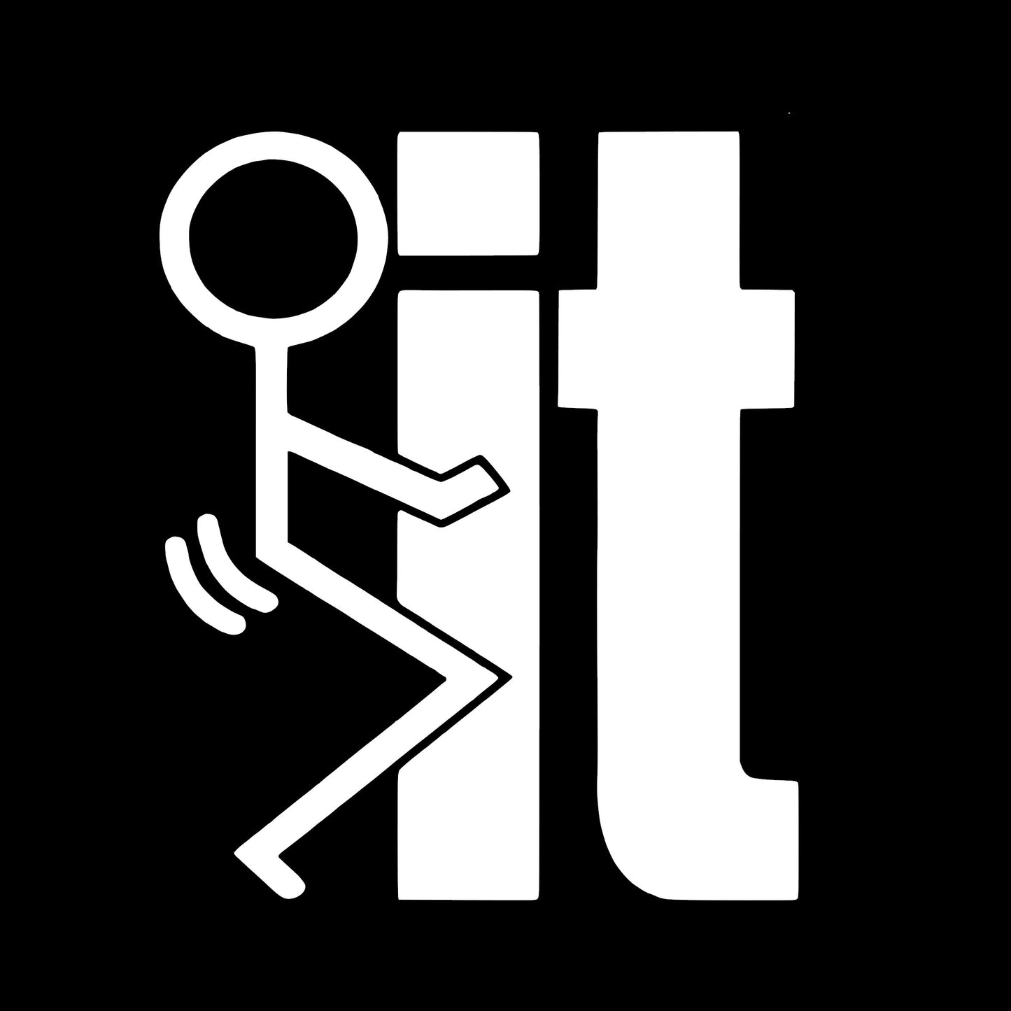 'F It' - Bold and Expressive Vinyl Sticker