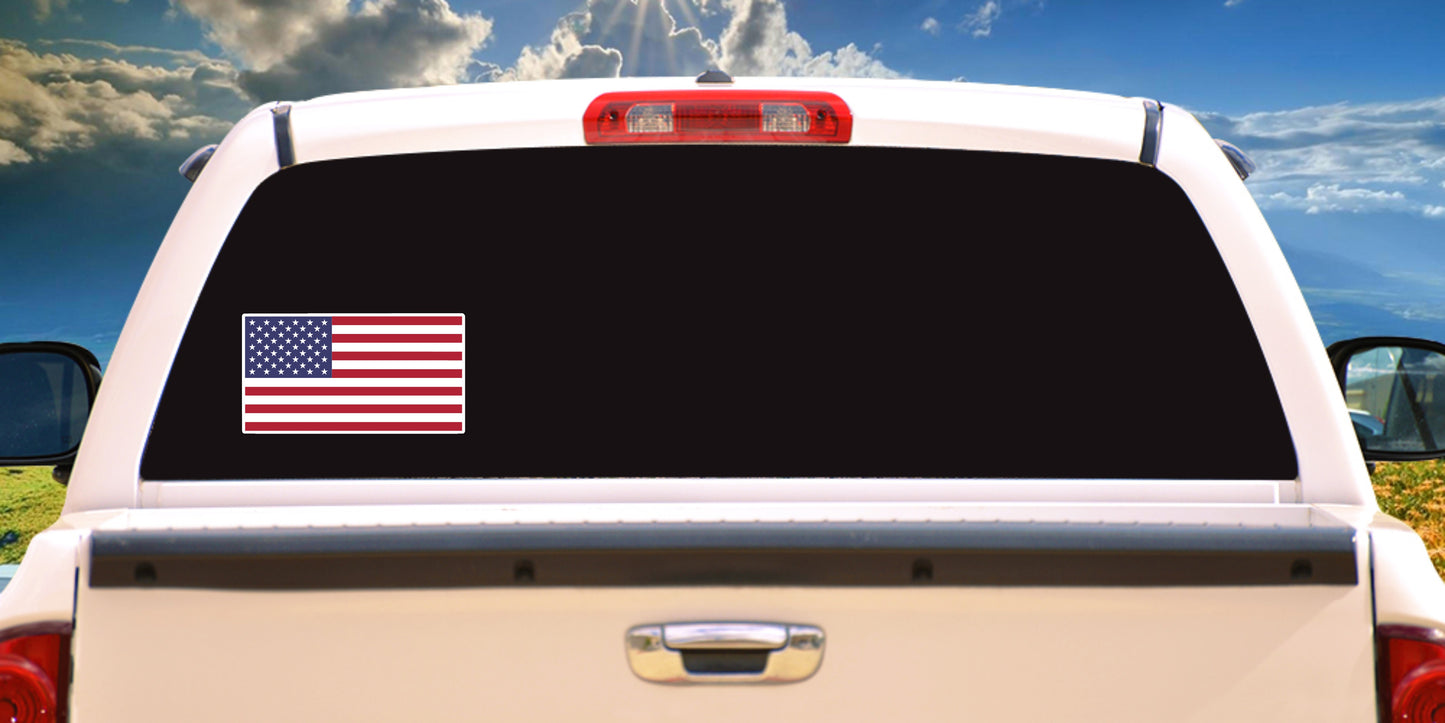 American Flag Sticker