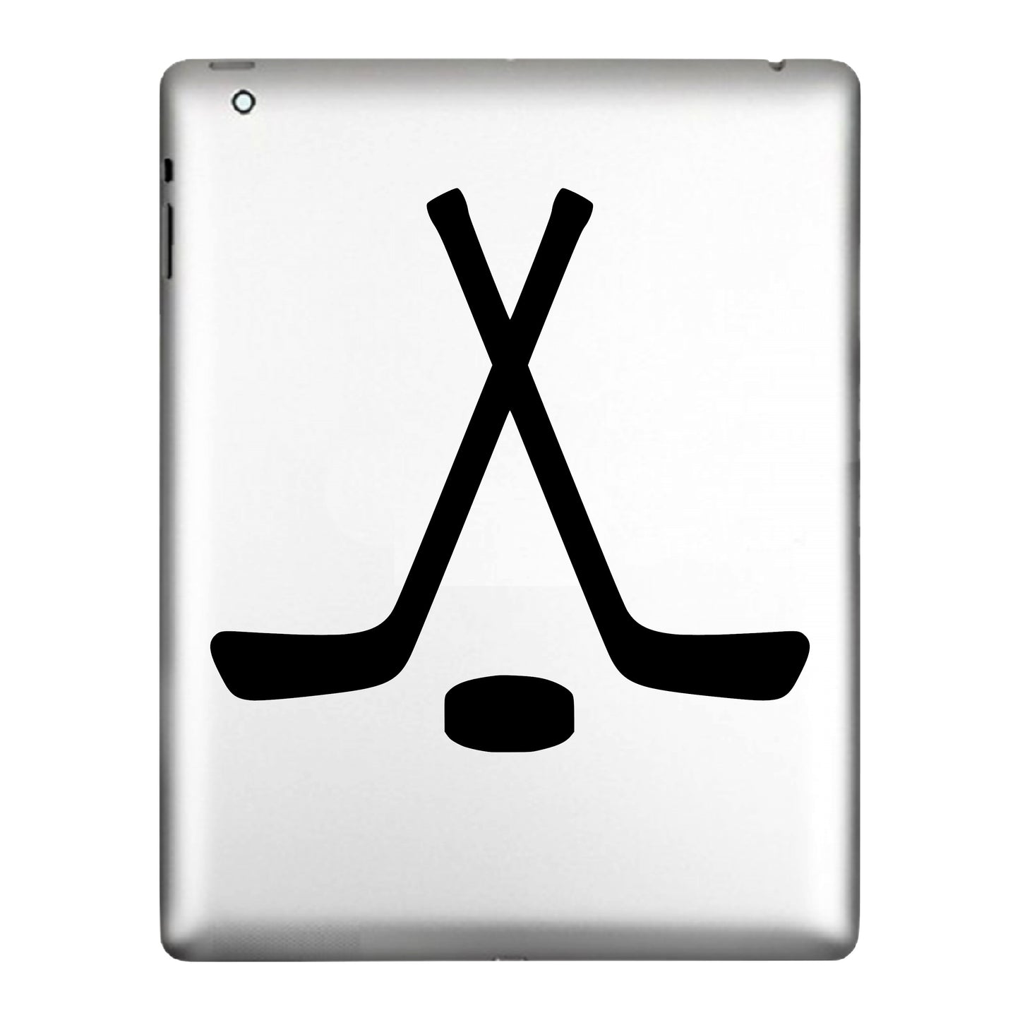Hokey Sticks and Puck Vinyl Sticker