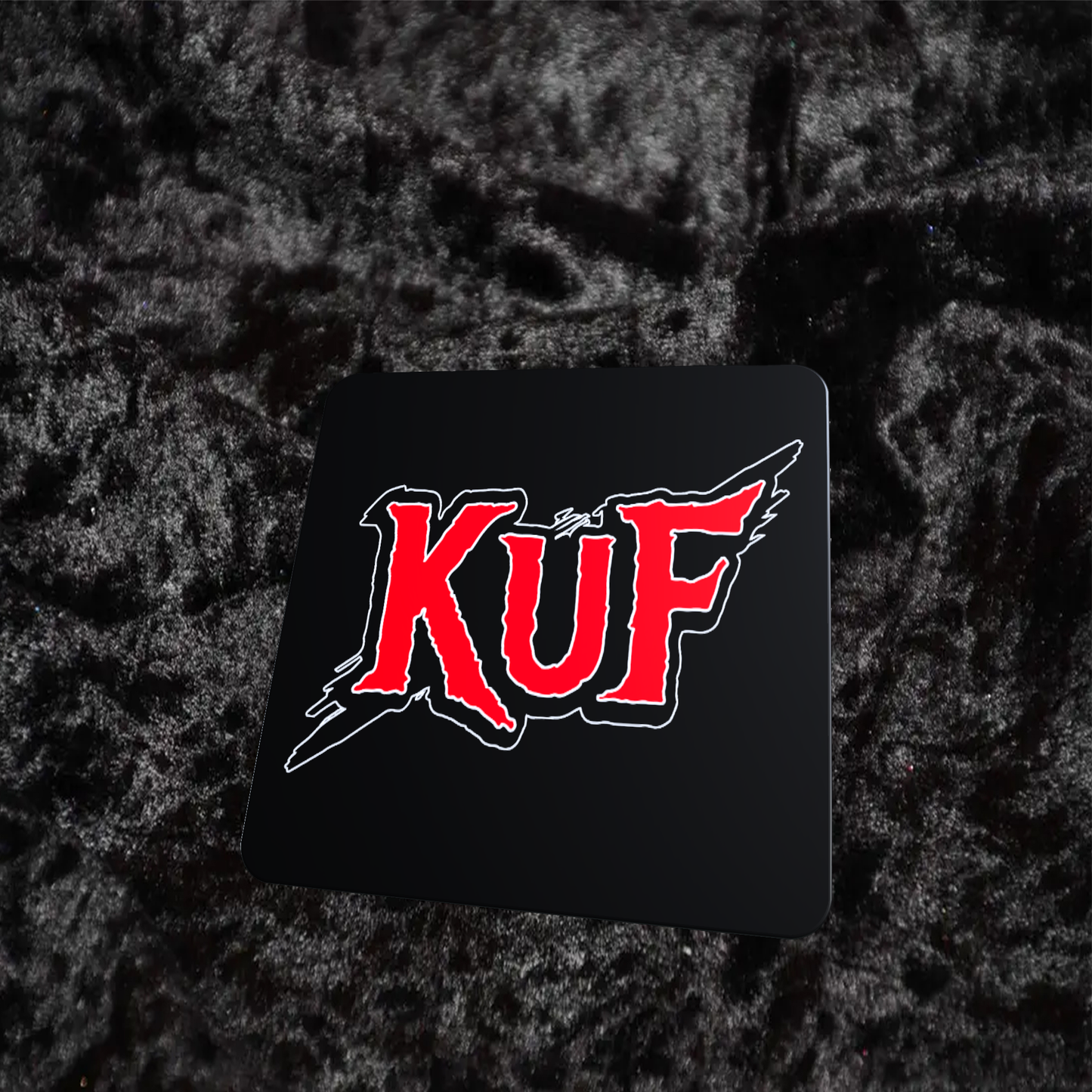 KuF Paint Logo Cork Bottom Coaster