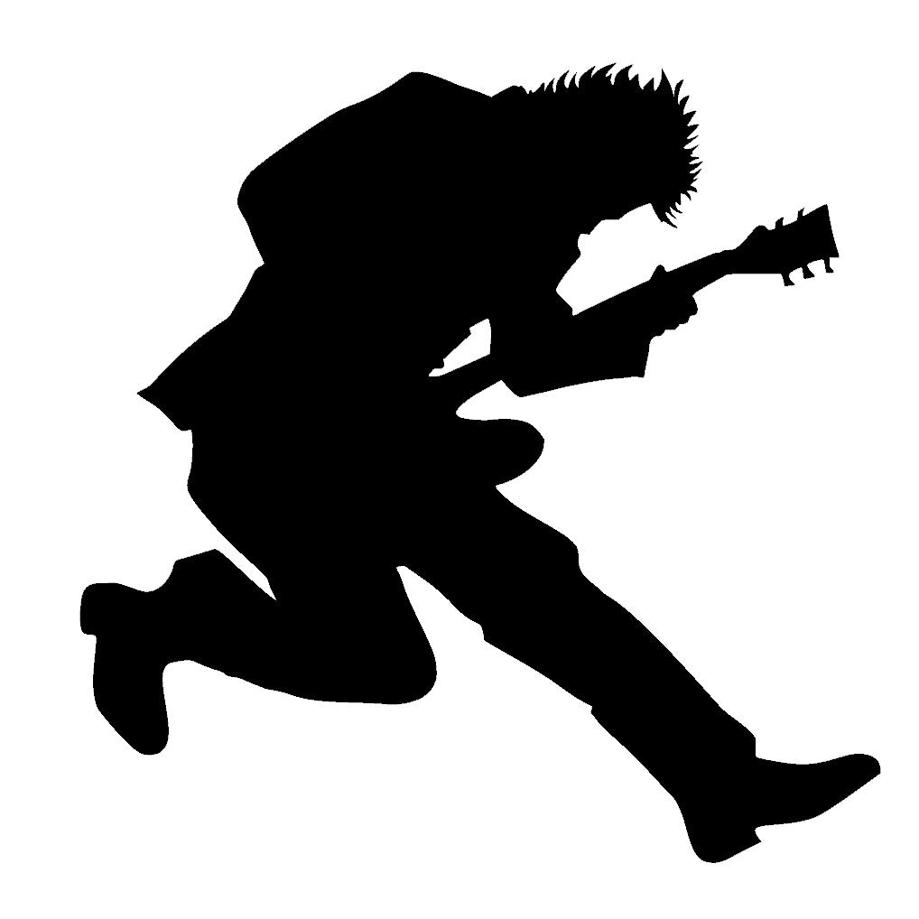 Rock Star, Guitar Player Sticker Decal, In a Band, Guitar Player