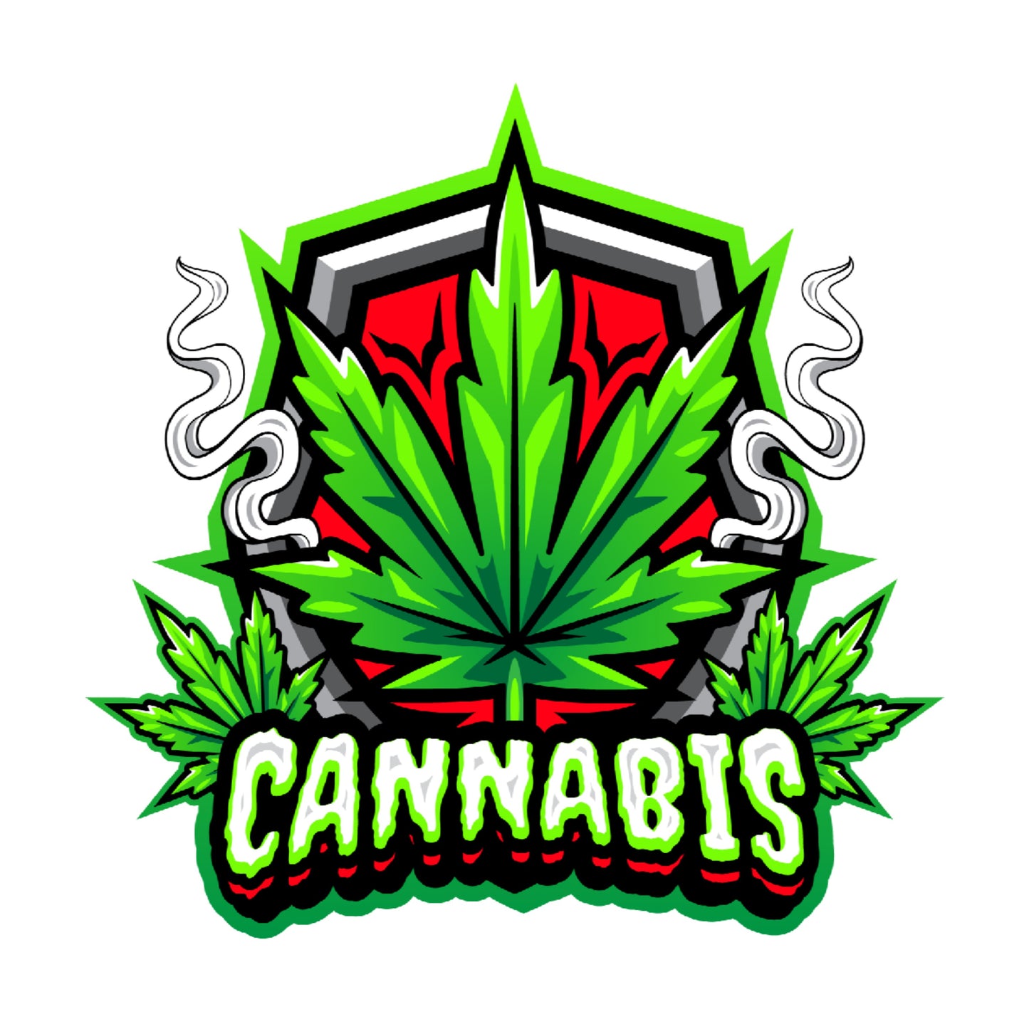 Cannabis Leaf Sticker