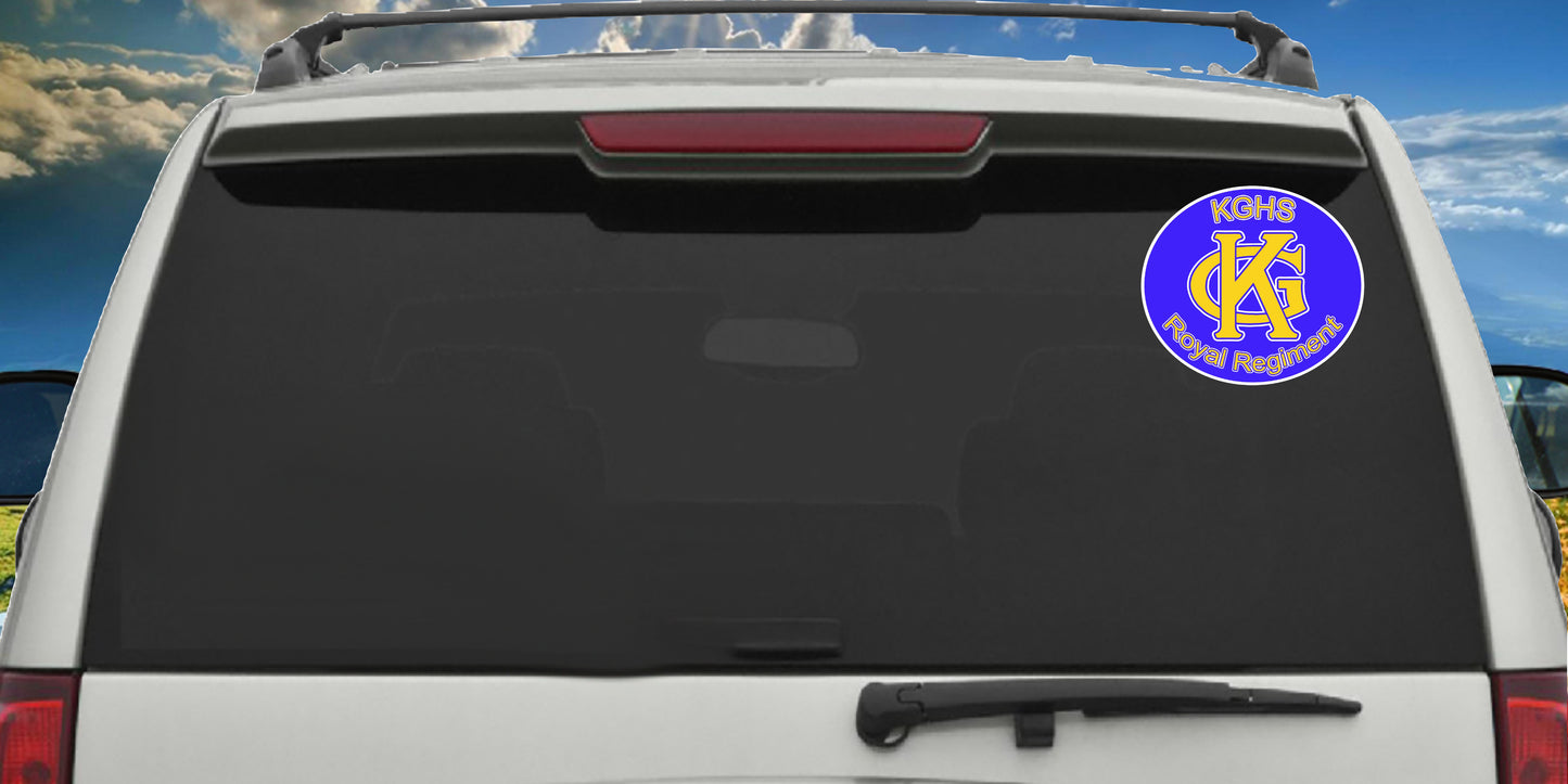 King George Marching Band Decal Sticker