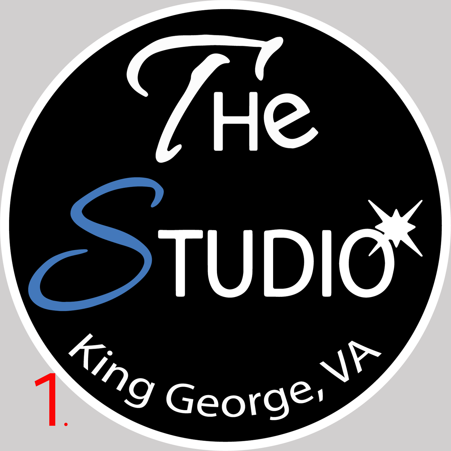 The Studio 5" & 3" Stickers