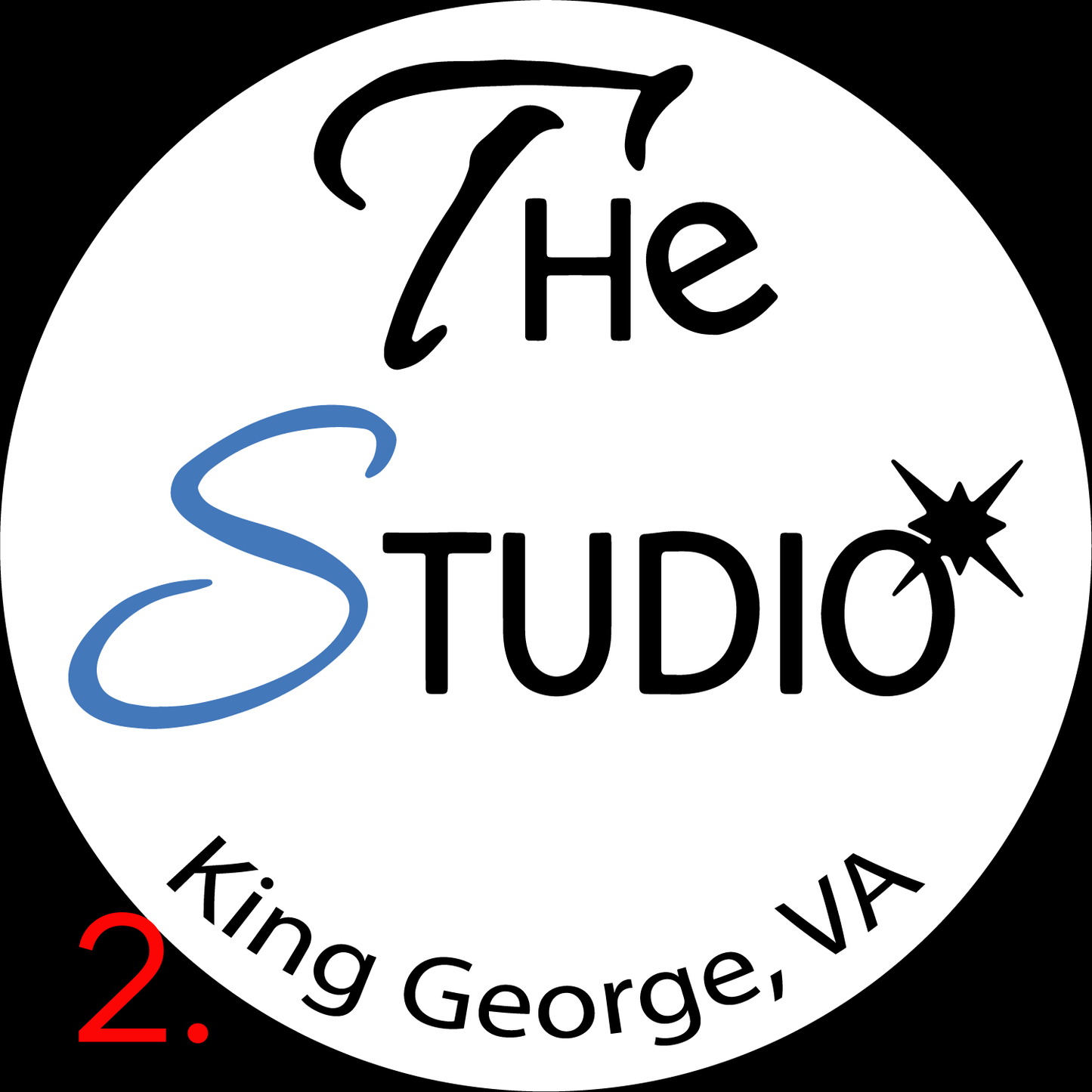 The Studio 5" & 3" Stickers