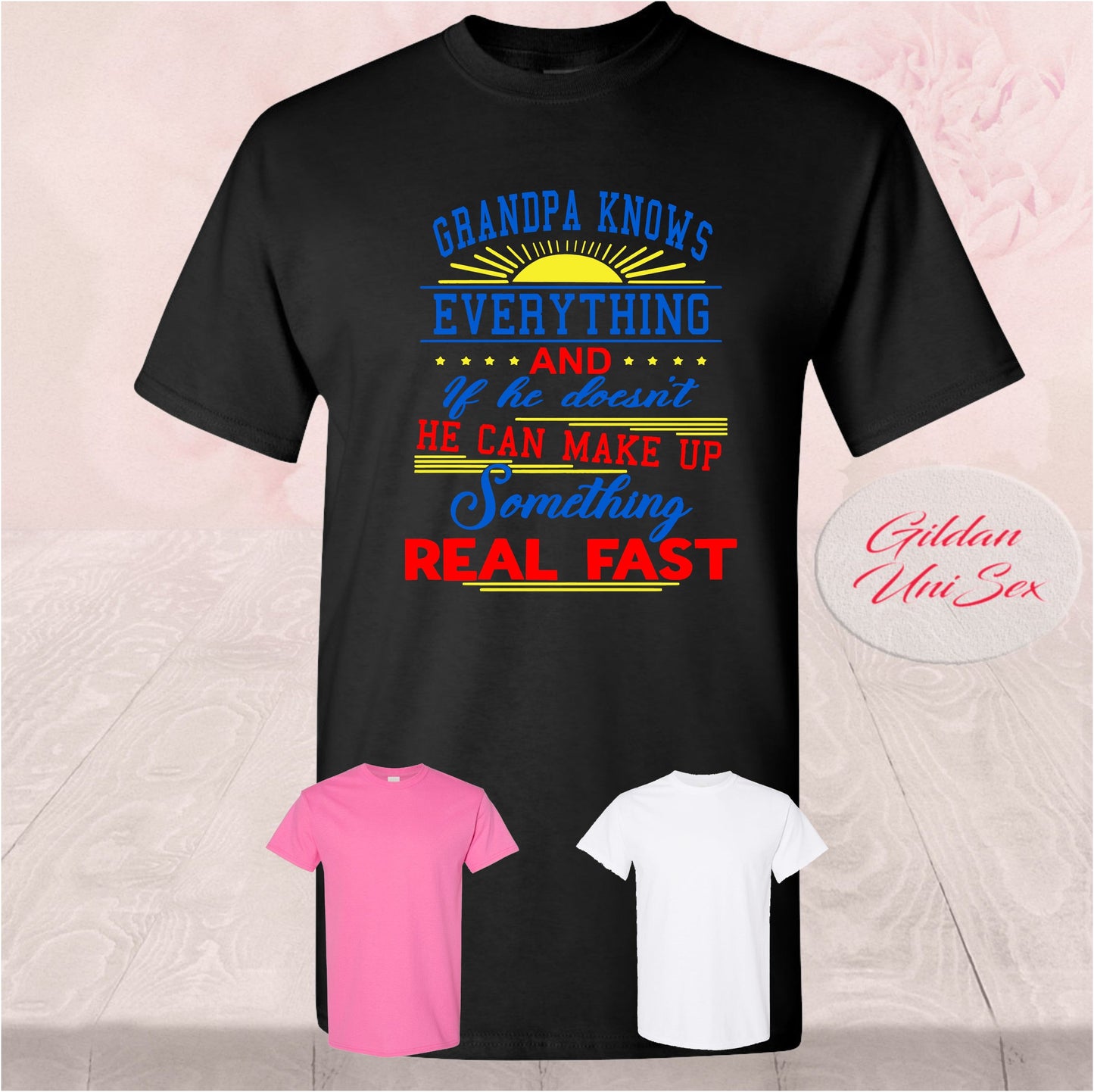 Grandpa Knows Everything, Shirts