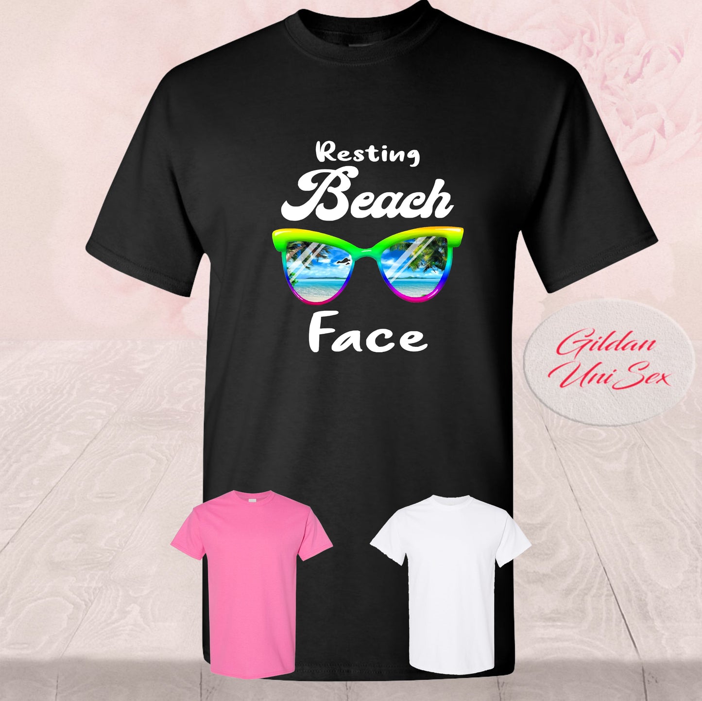 Resting Beach Face, Sun Glasses, Shirts