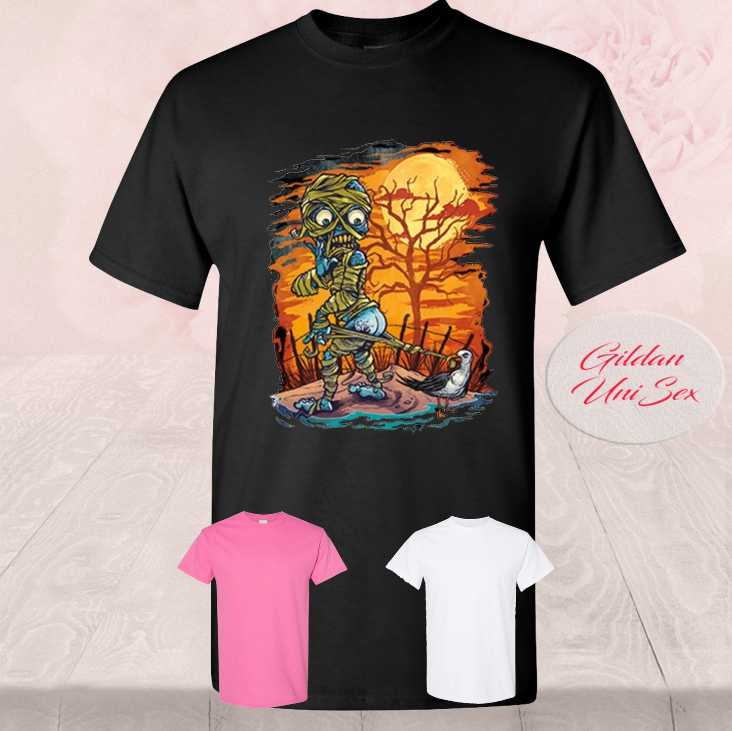 Mummy Zombie seagull, T-Shirt