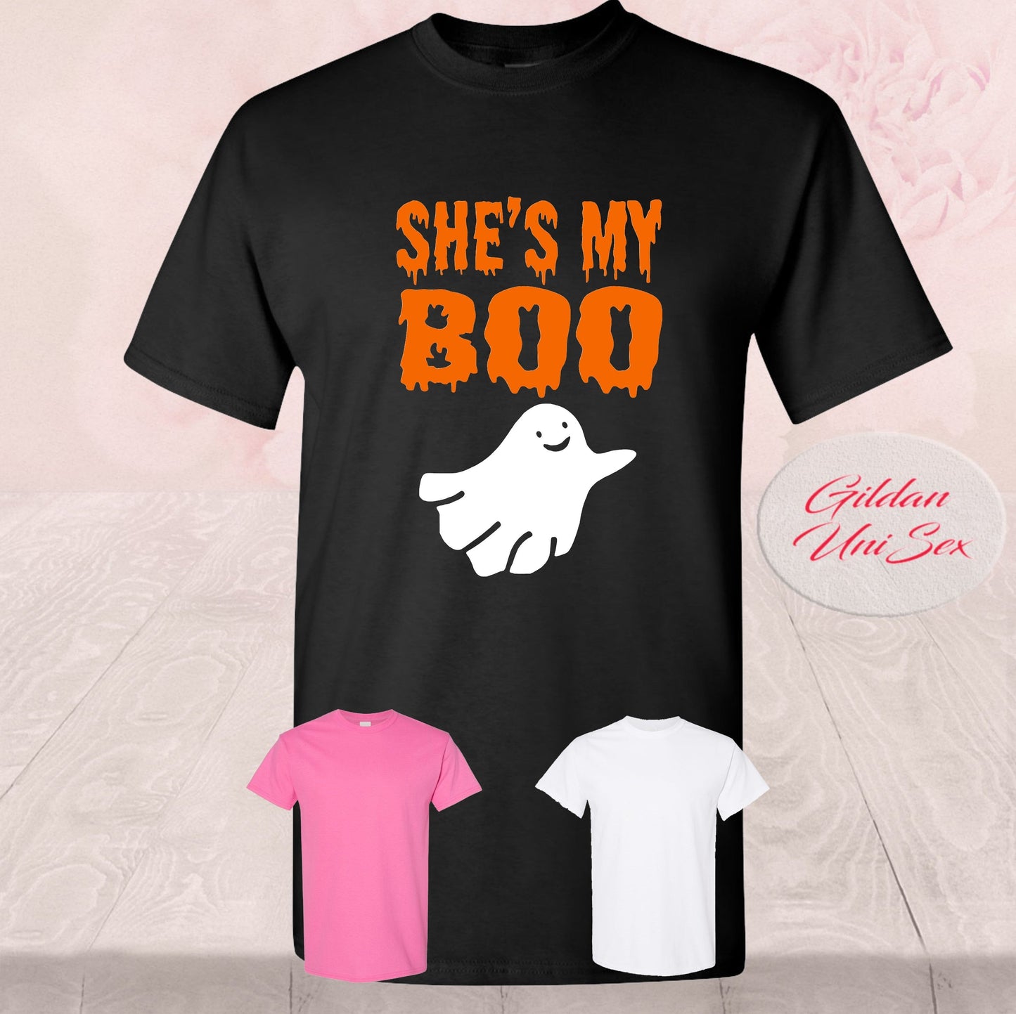 She's My Boo Ghost Halloween, T-Shirt