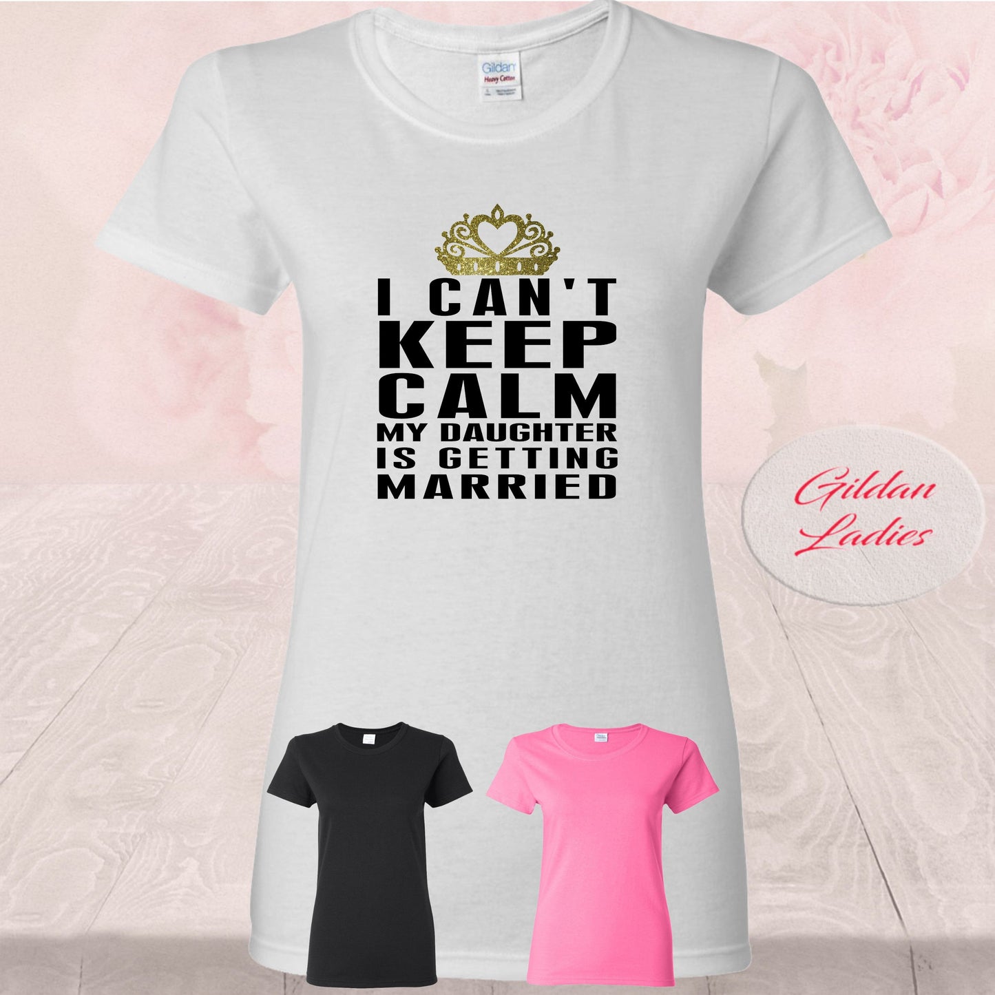I Can't Keep Calm Getting Married, Shirts