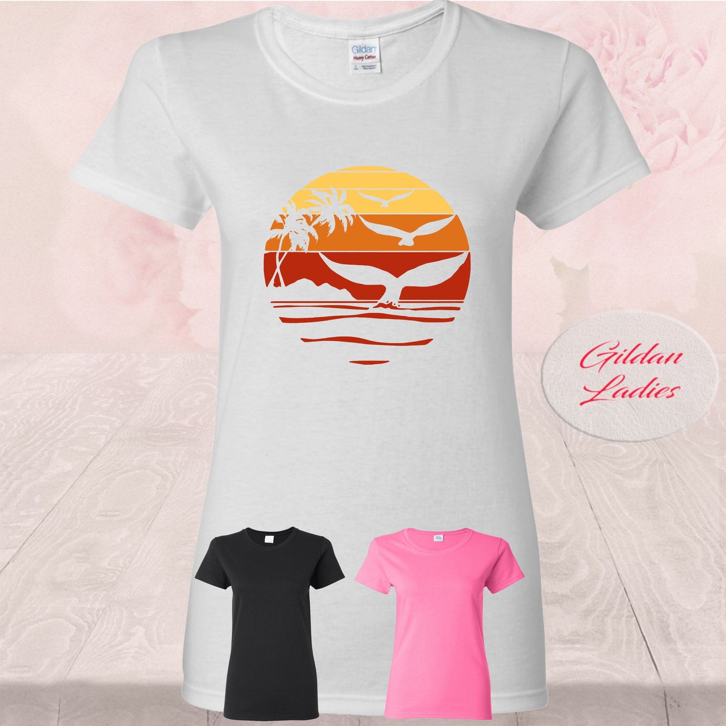 Whale Beach Sunset, T Shirts