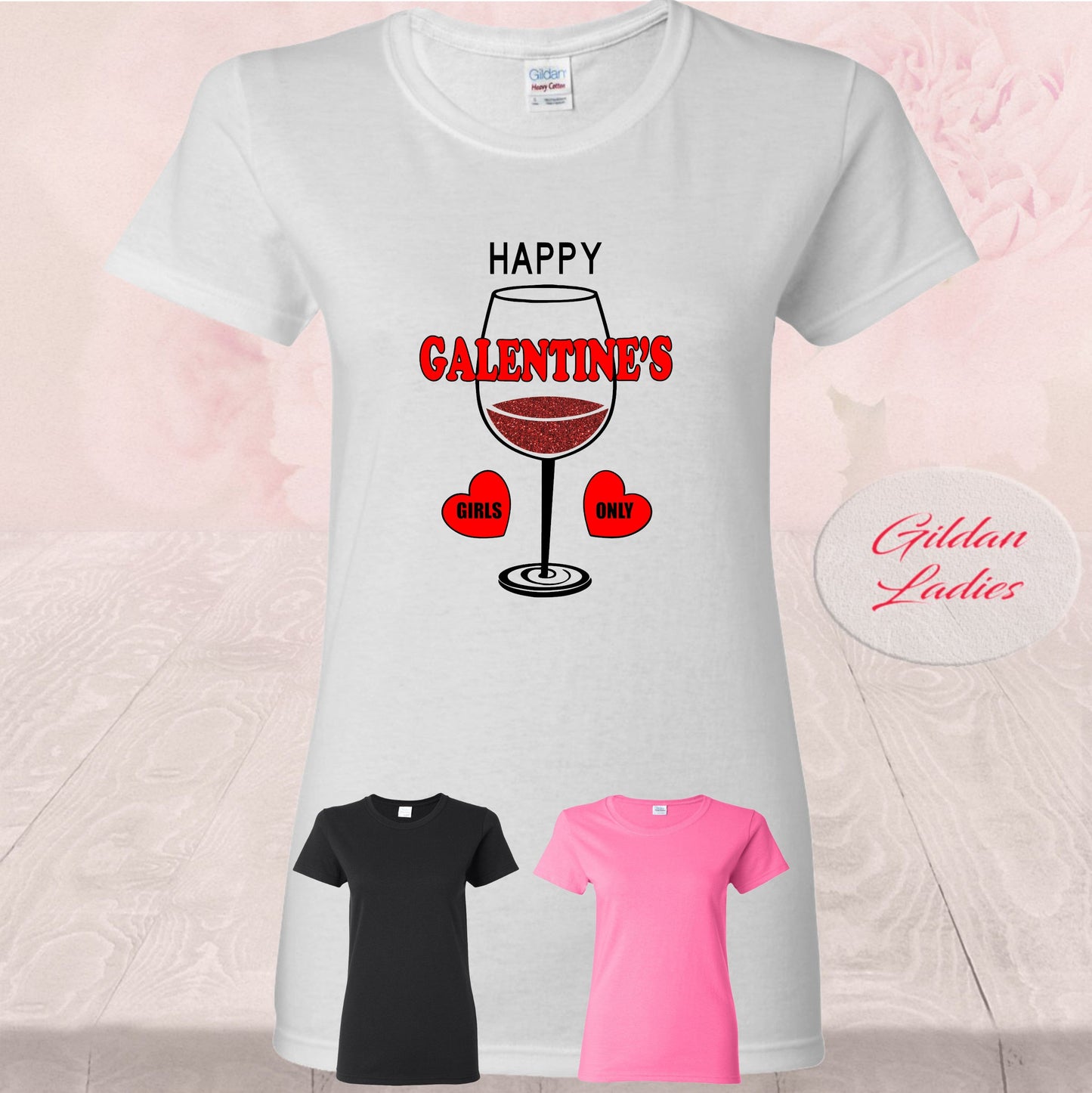 Happy Galentine's Day, Girls Only, Tank Tops