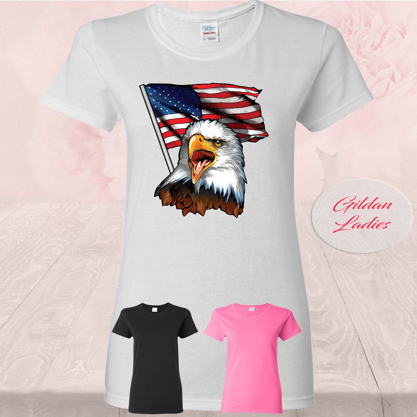 American Eagle With Flag, Shirts