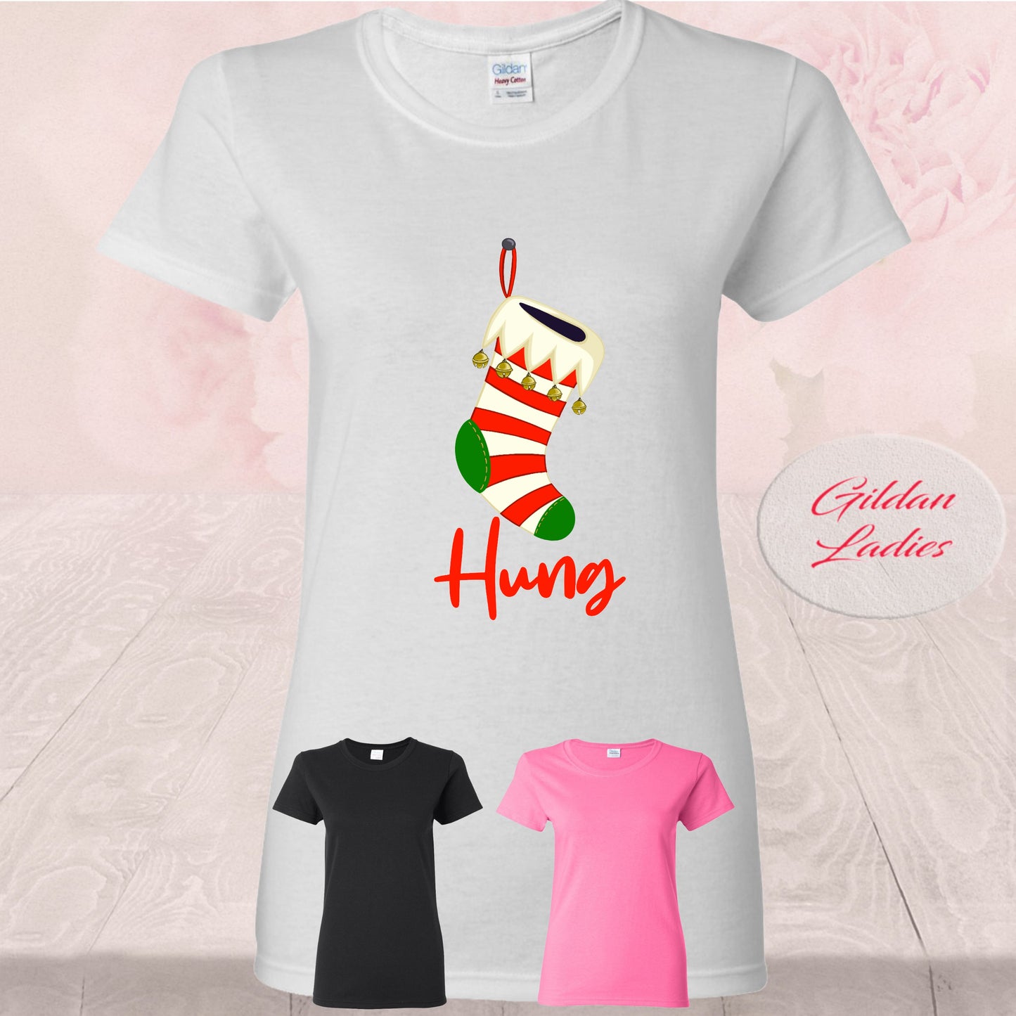 Christmas Stocking Hung, T-Shirt