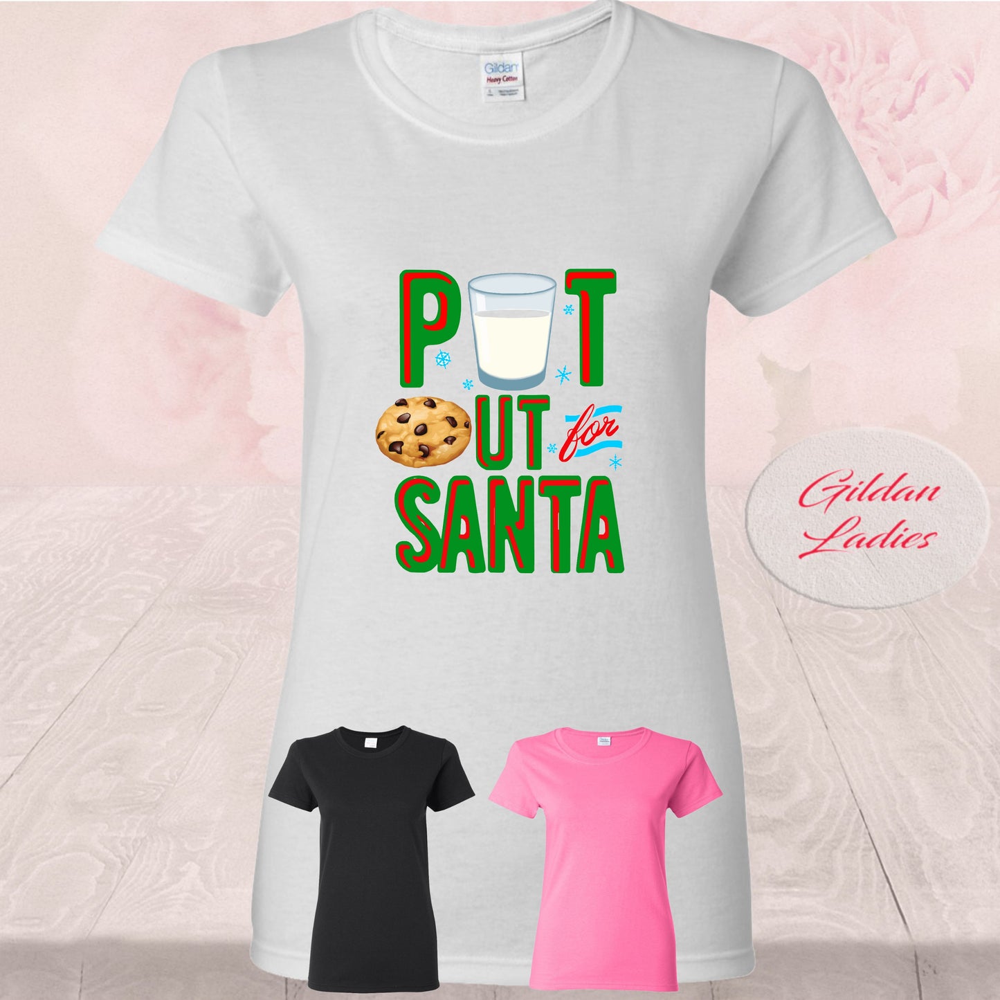 Naughty Put Out For Santa, T-Shirt
