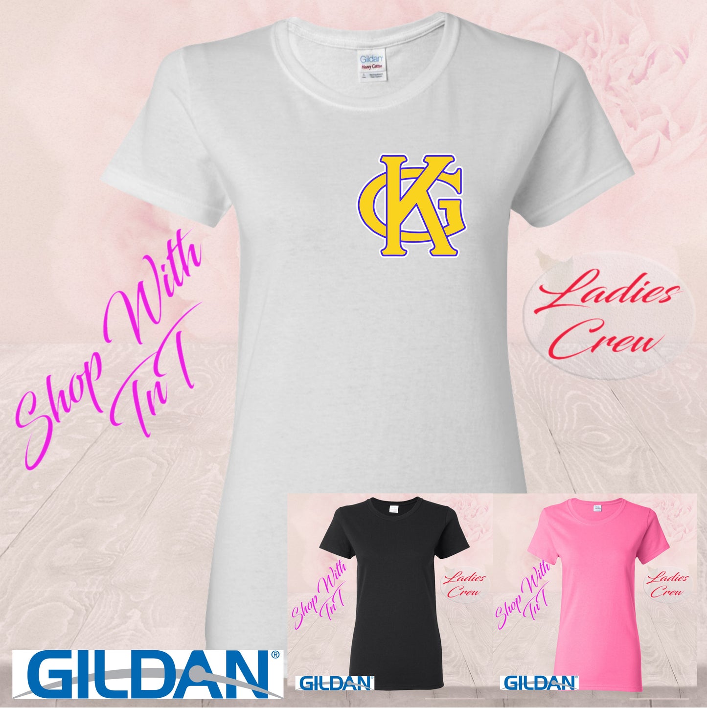 Embroidery KG King George (Yellow) | T-Shirt & Tank Tops