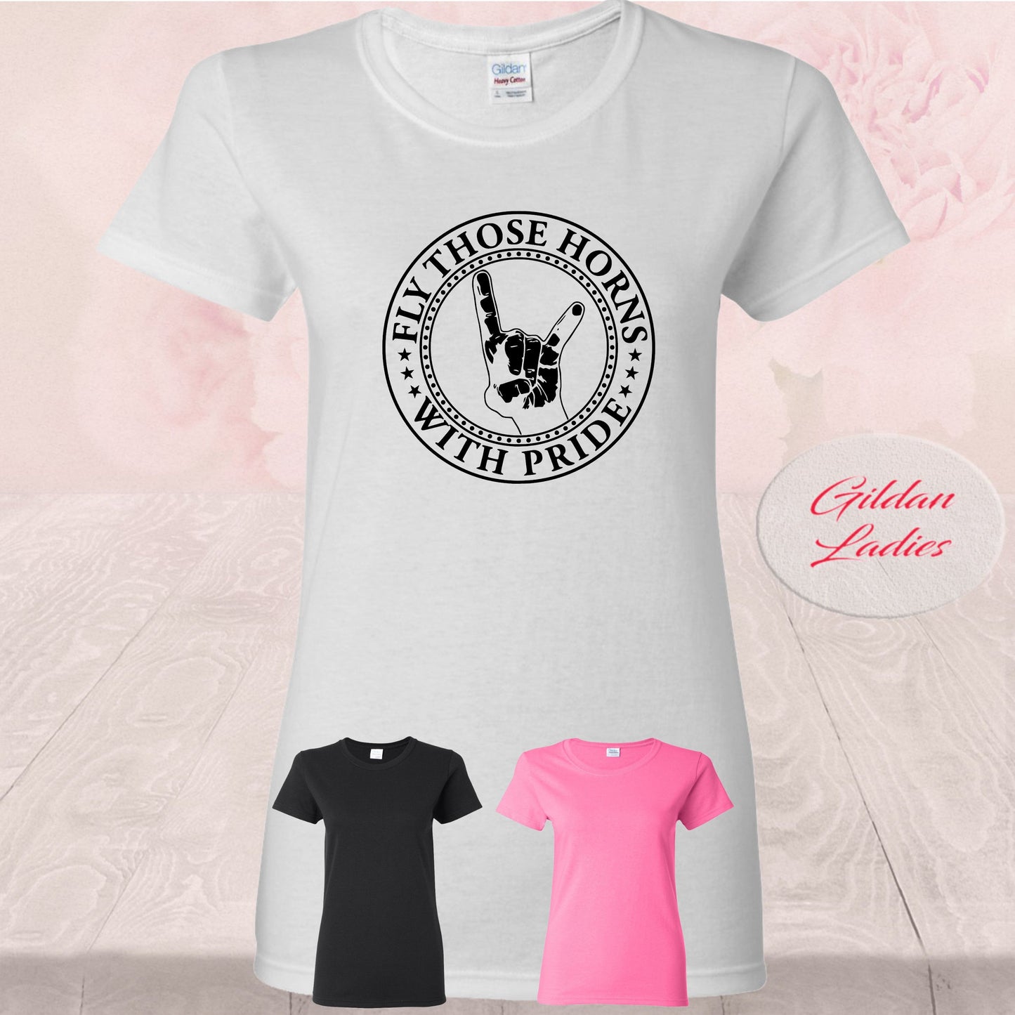 Heavy Metal Fly Those Horns With Pride, T Shirt
