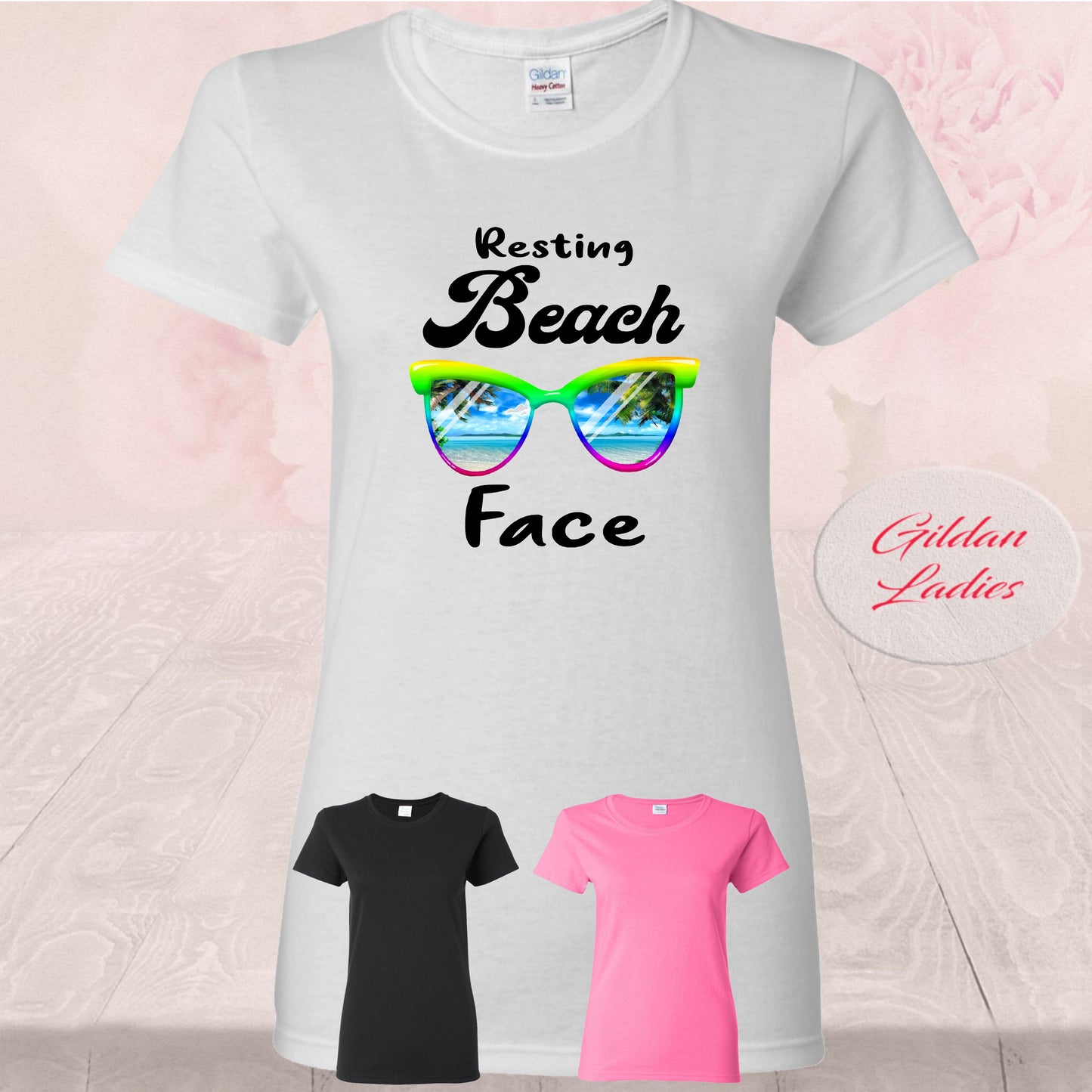 Resting Beach Face, Sun Glasses, Shirts