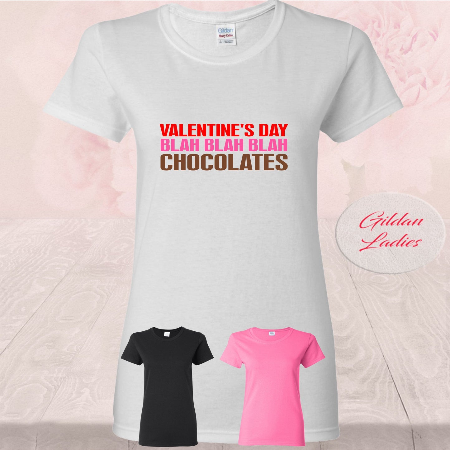 Valentine's Day Blah Blah Chocolates, Tank Tops