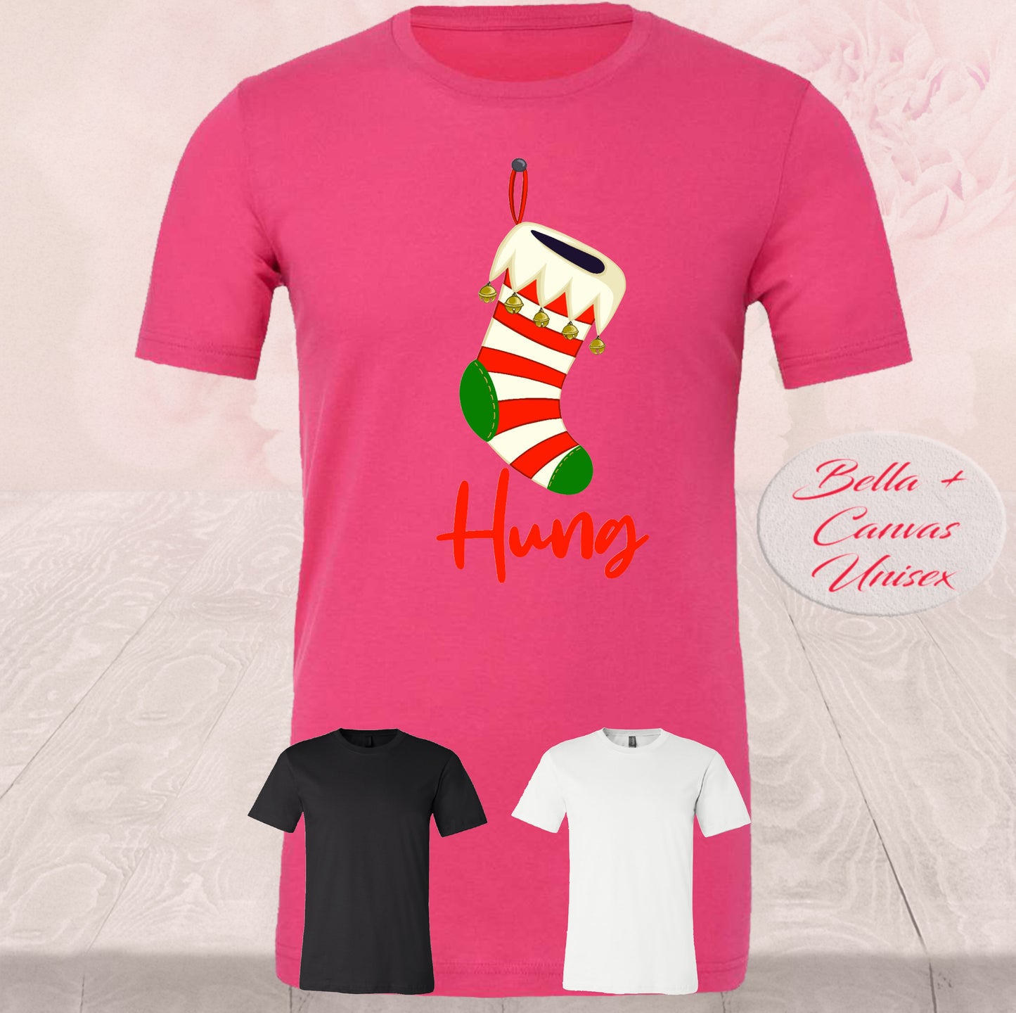 Christmas Stocking Hung, T-Shirt