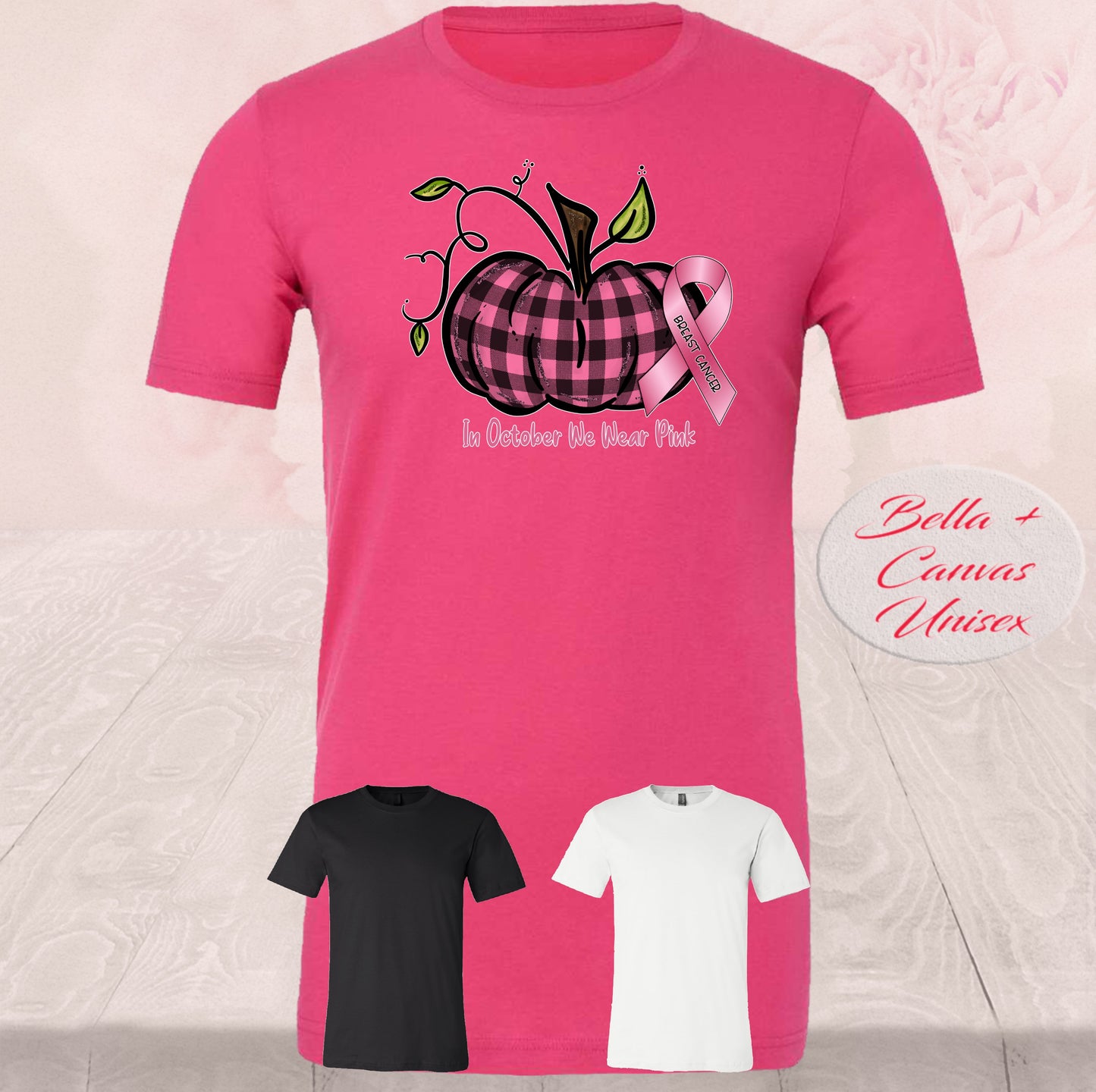 In October We Wear Pink, T Shirts