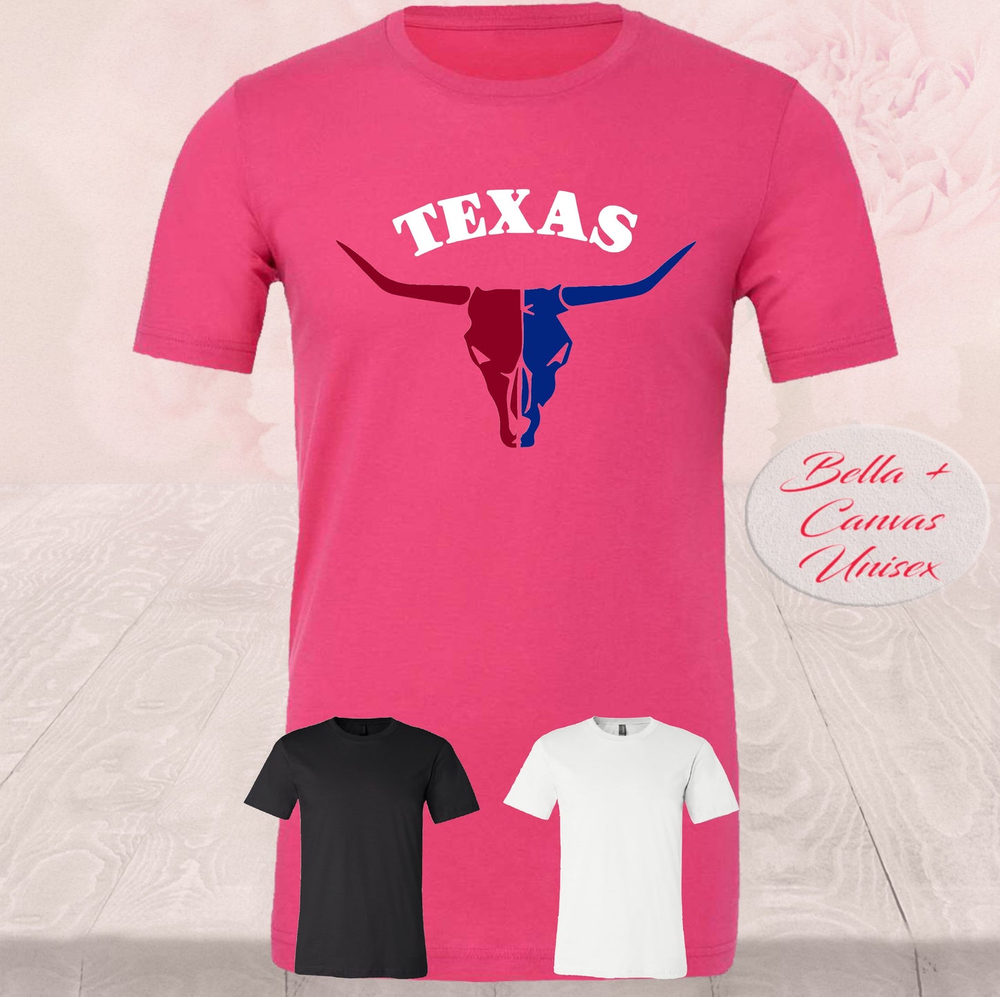 Texas State Longhorn, Bull Skull, T Shirts