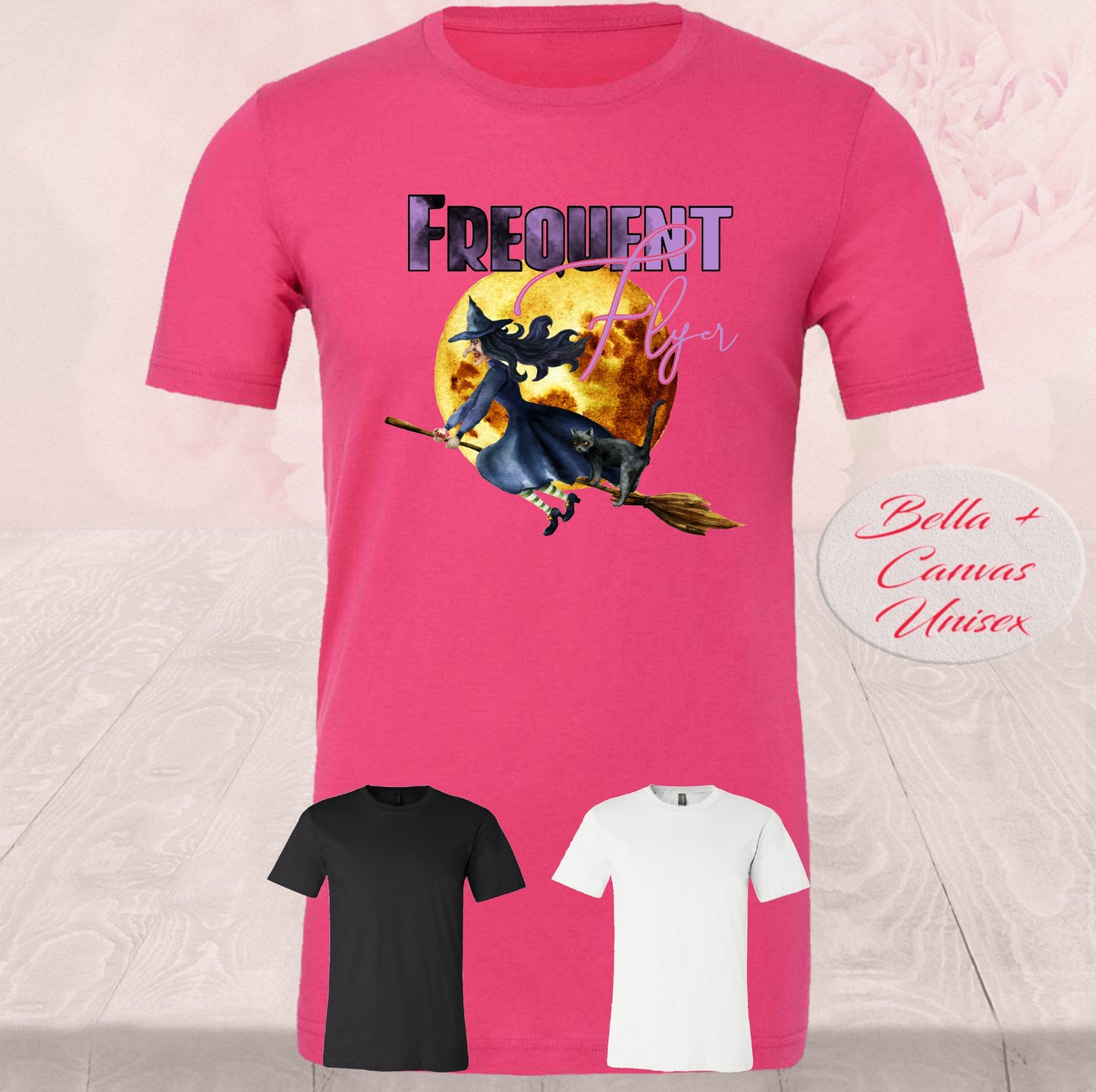 Frequent Flyer Witch Broomstick, T-Shirt