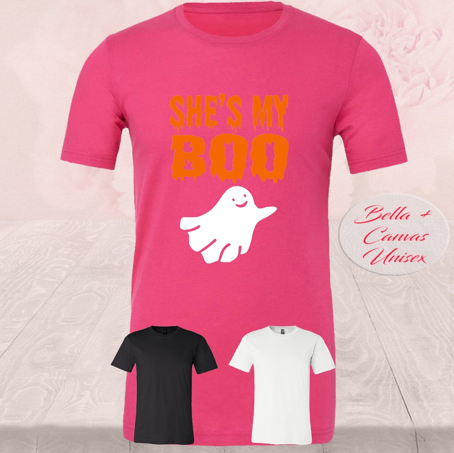 She's My Boo Ghost Halloween, T-Shirt