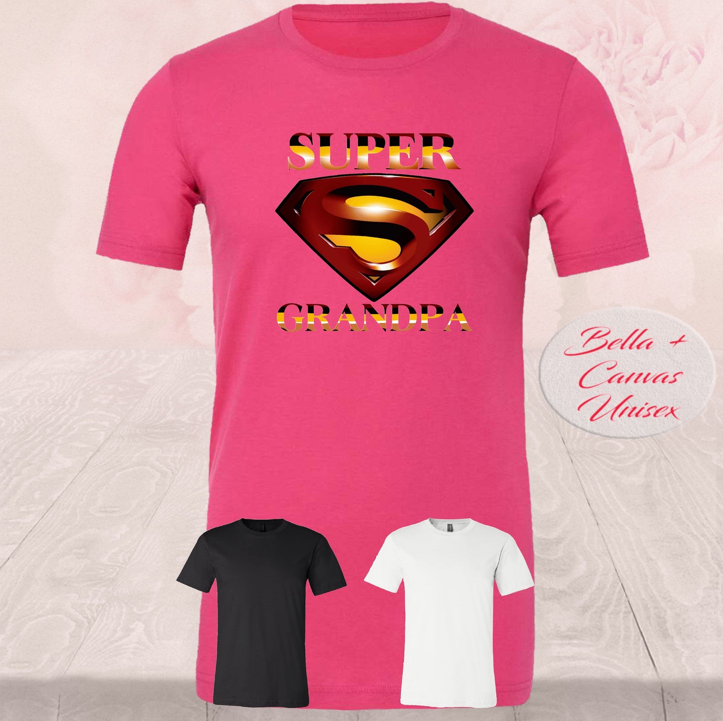 Super Grandpa Superman, T Shirts