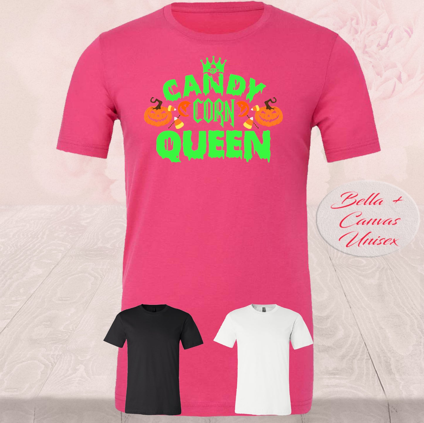 Candy Corn Queen, Halloween, T-Shirt