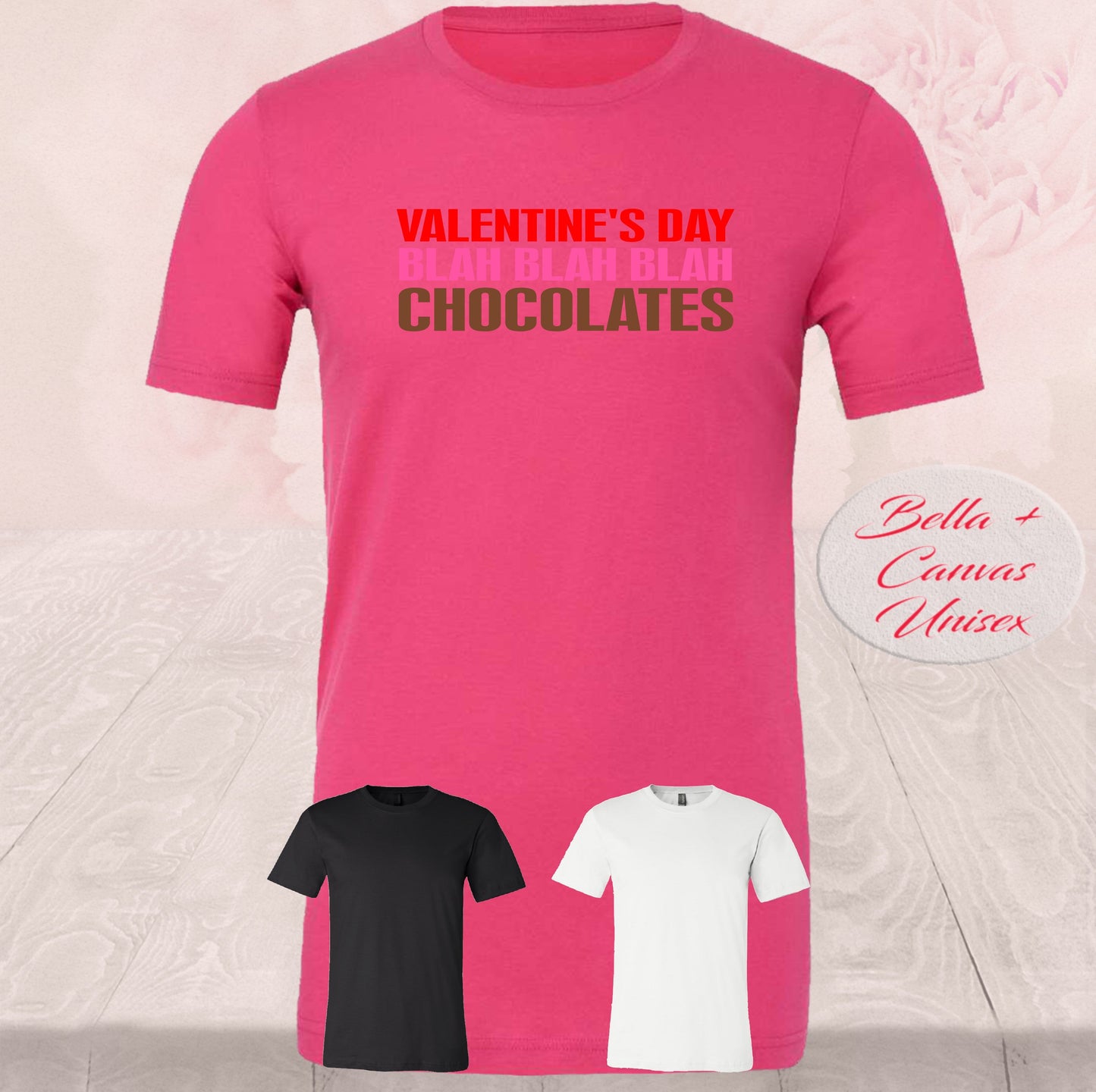 Valentine's Day Blah Blah Chocolates, Tank Tops