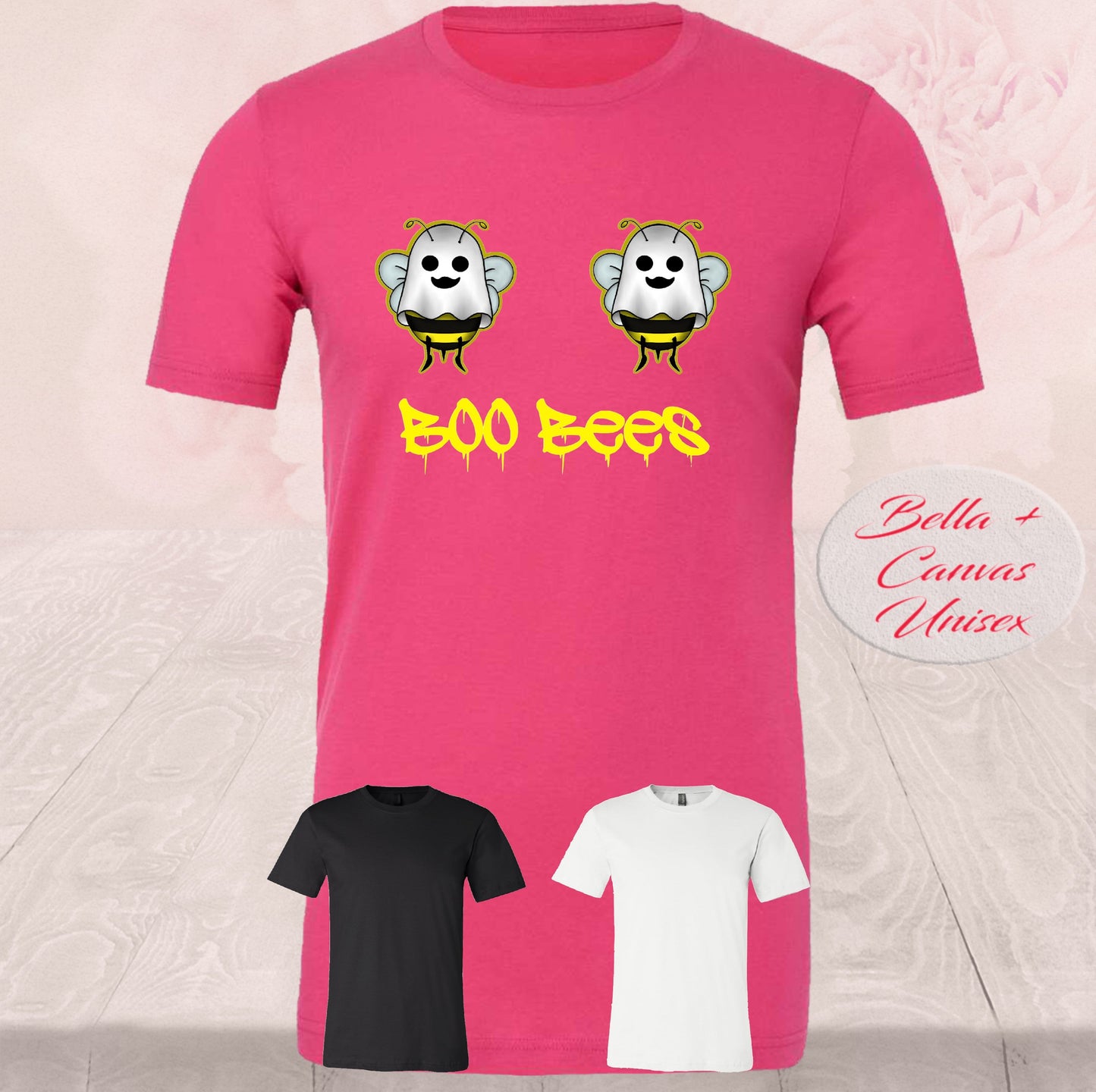 Boo Bees Ghost, Halloween, T-Shirt