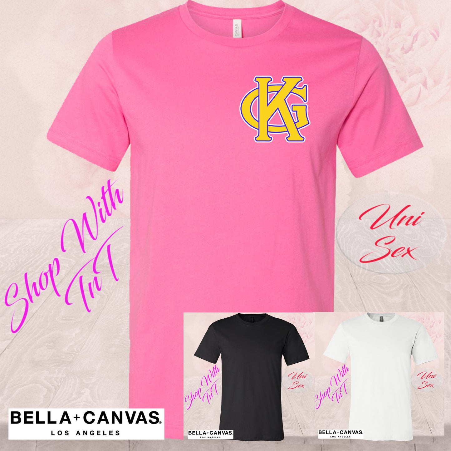 Embroidery KG King George (Yellow) | T-Shirt & Tank Tops