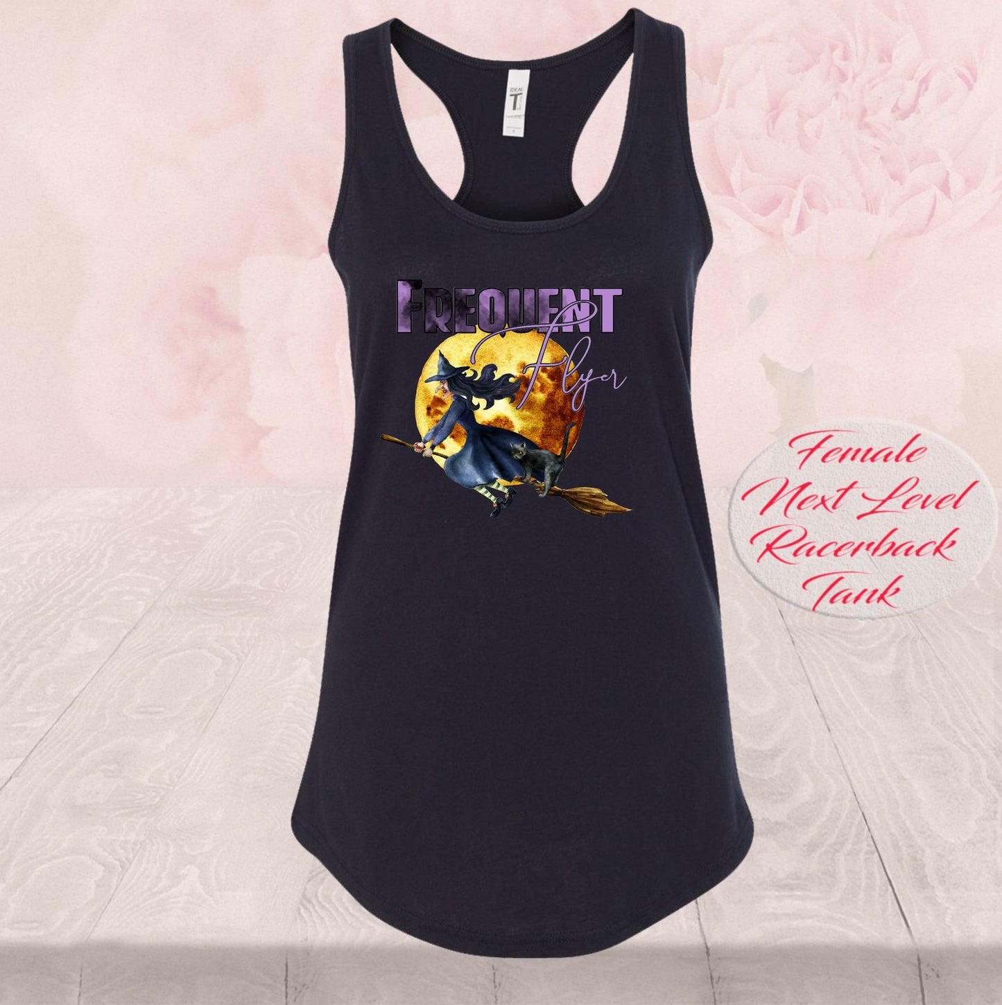 Frequent Flyer Witch Broomstick, T-Shirt