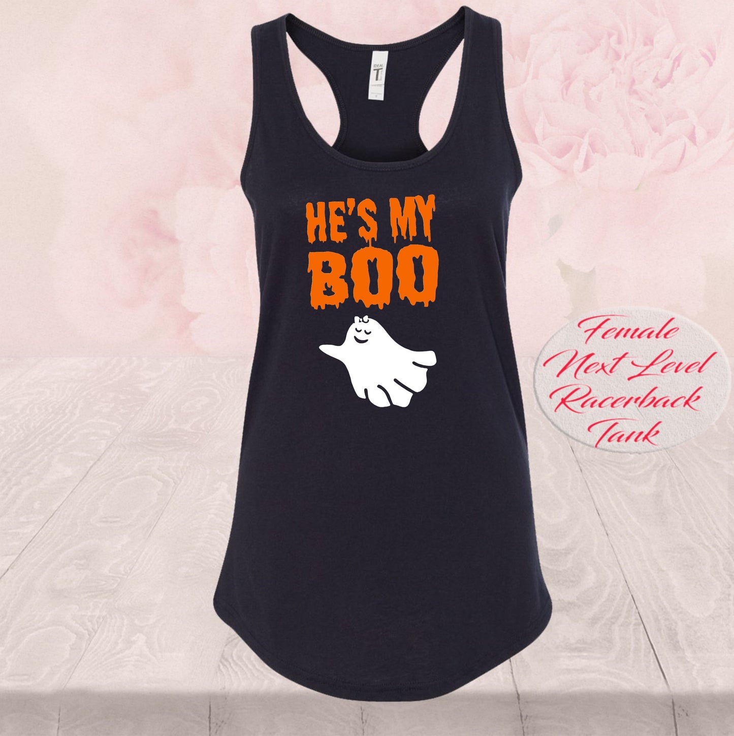 He's My Boo Ghost Halloween, T-Shirt