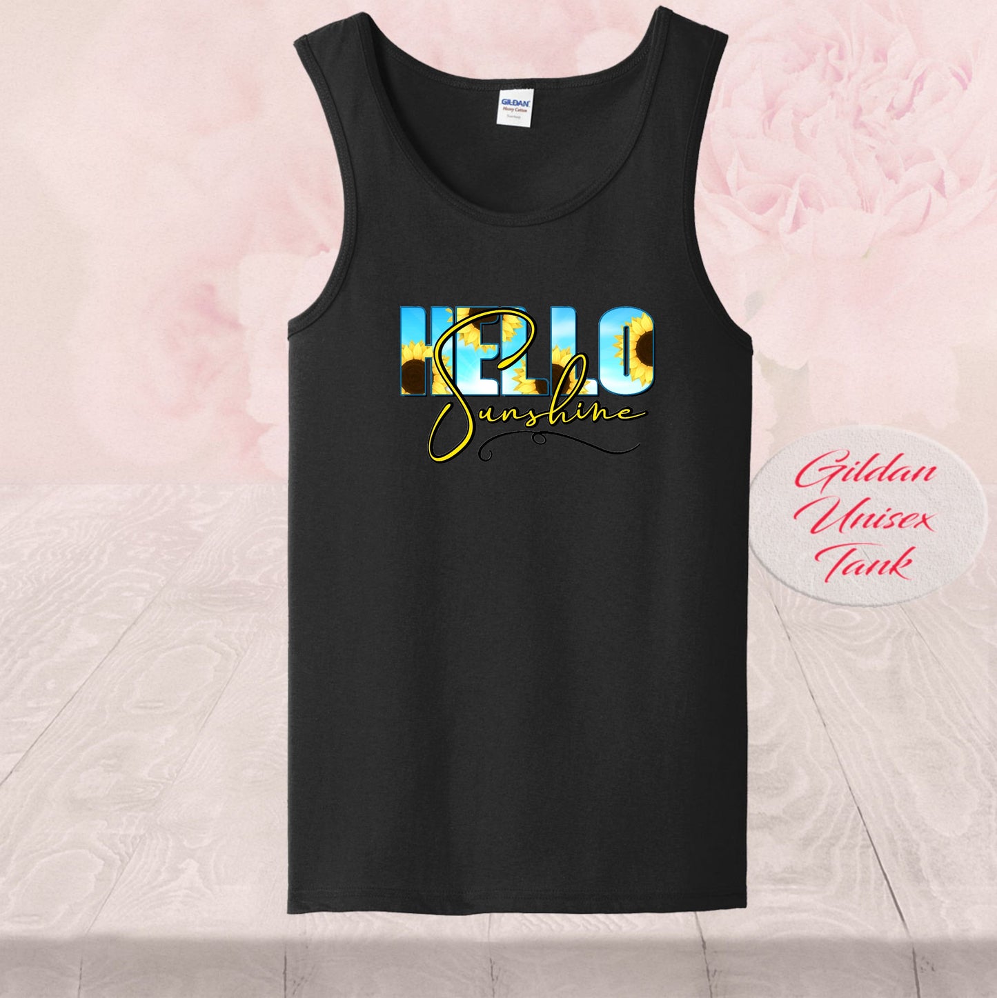 Hello Sunshine, Sunflowers, T Shirts