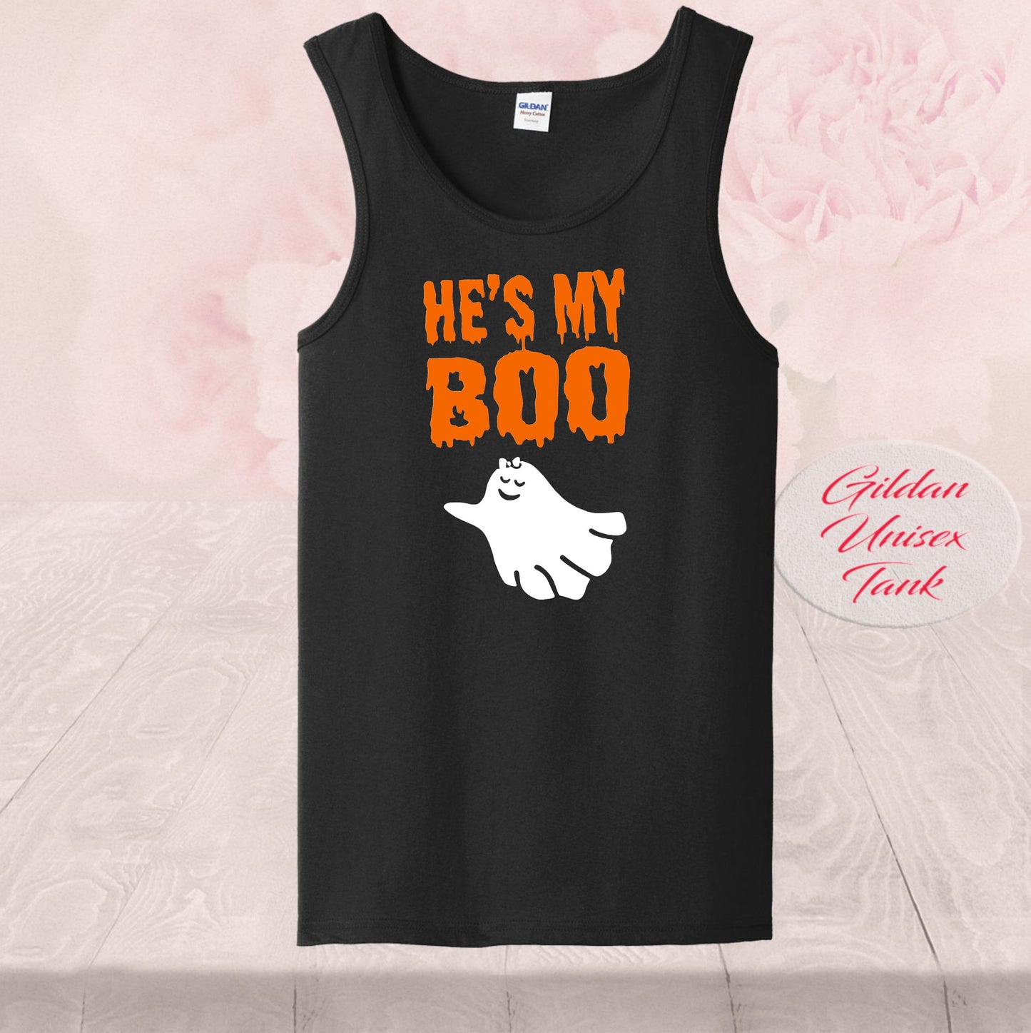 He's My Boo Ghost Halloween, T-Shirt