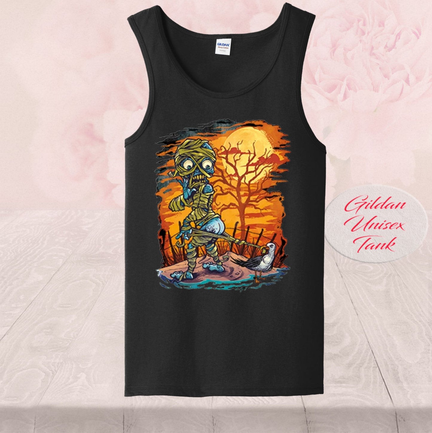 Mummy Zombie seagull, T-Shirt
