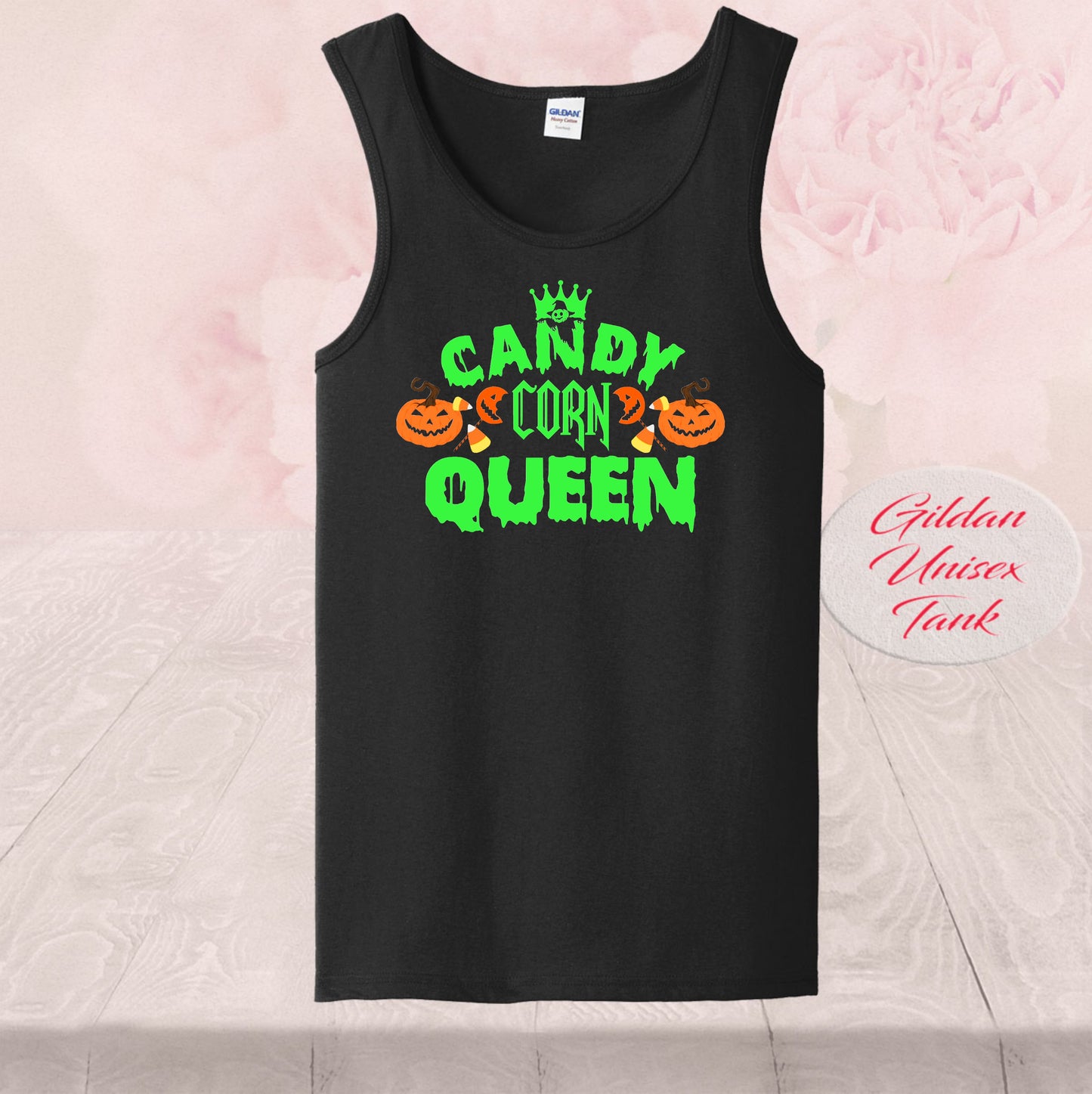 Candy Corn Queen, Halloween, T-Shirt