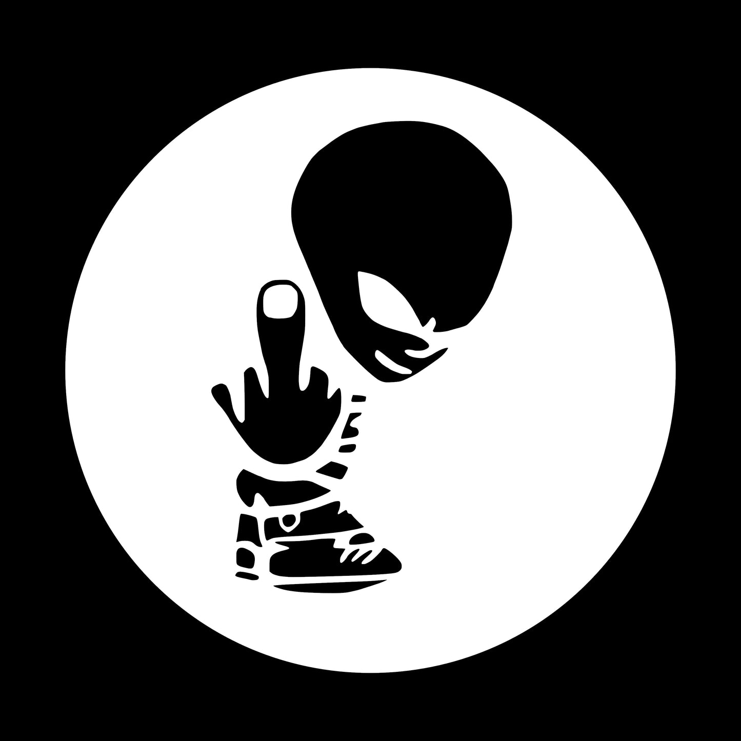 Alien Finger, 2.25 inch Buttons