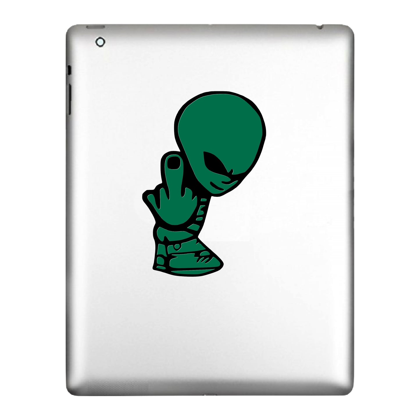 Alien Middle Finger Vinyl, Decal Sticker