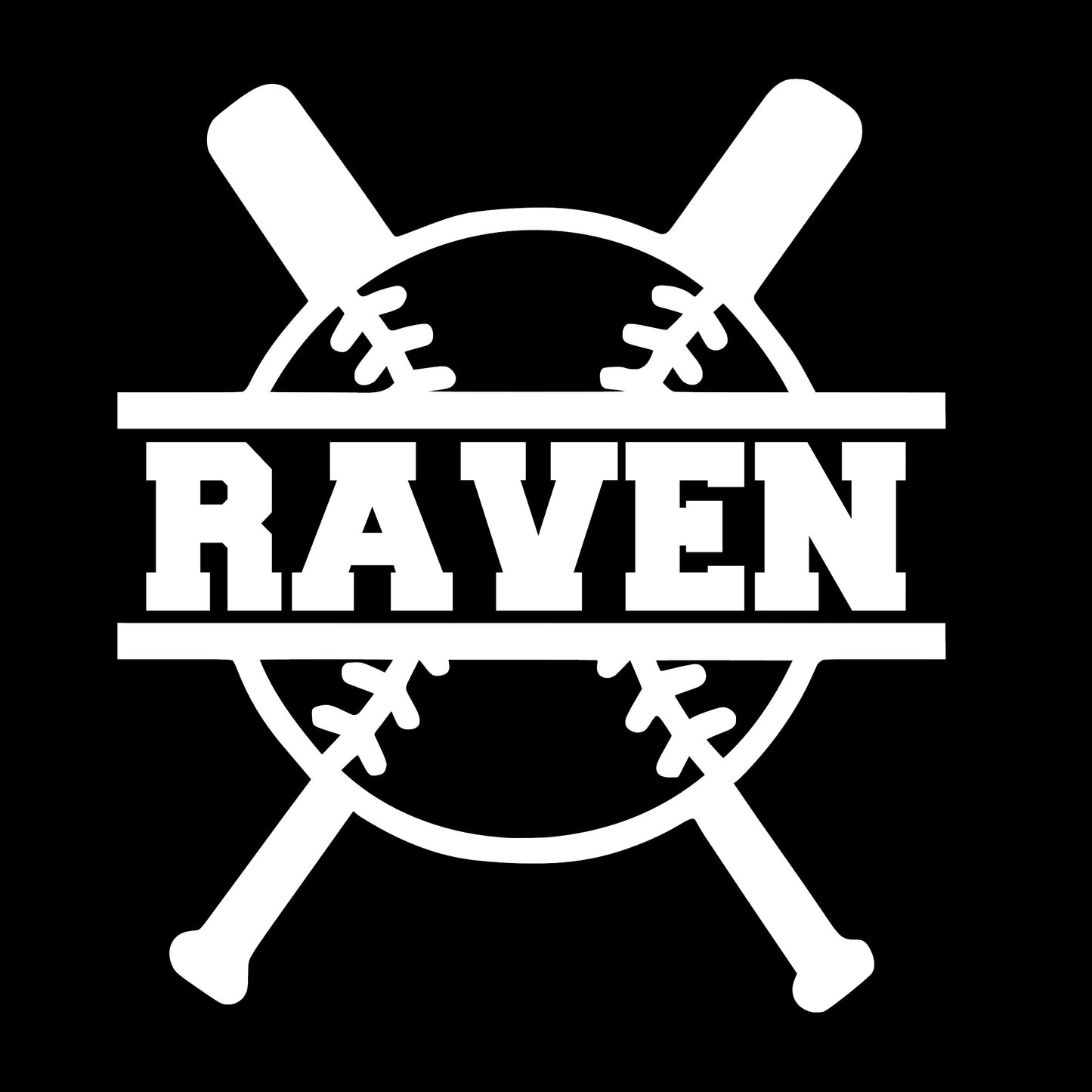 Personalized Baseball Decal Sticker