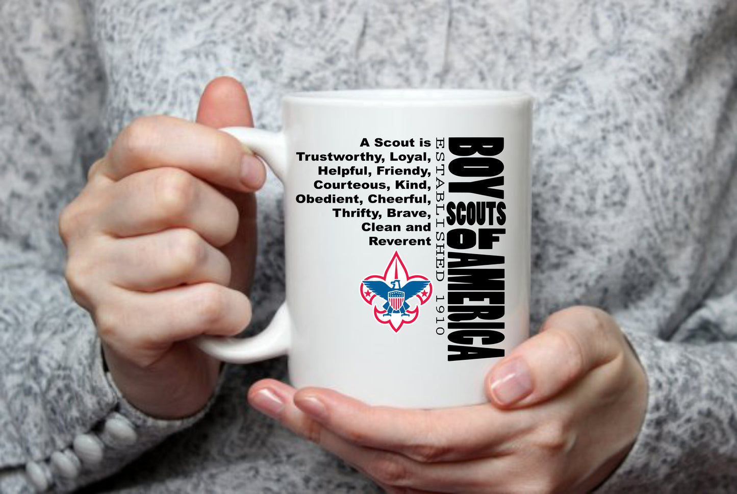Boy Scouts of America, Scouts Law, 15 oz Mug