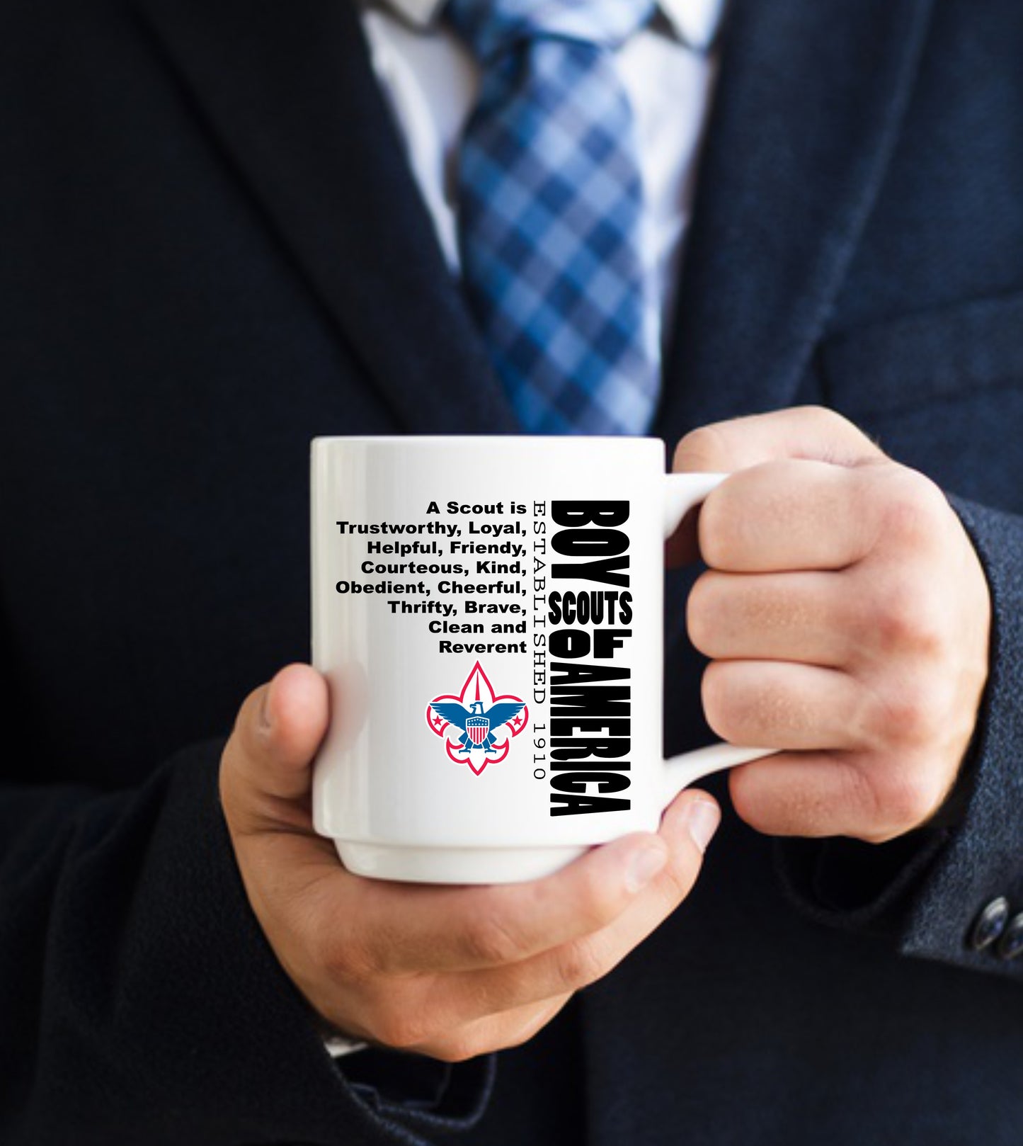 Boy Scouts of America, Scouts Law, 15 oz Mug