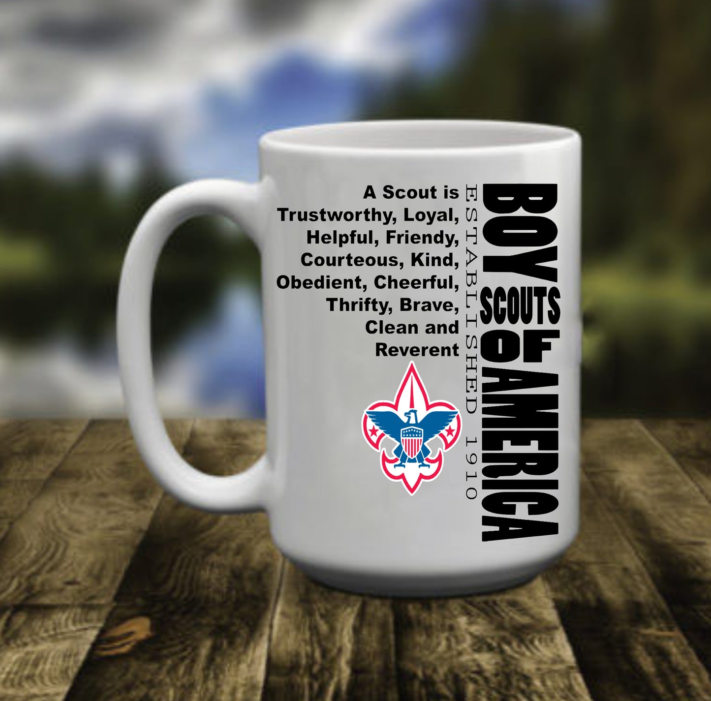 Boy Scouts of America, Scouts Law, 15 oz Mug