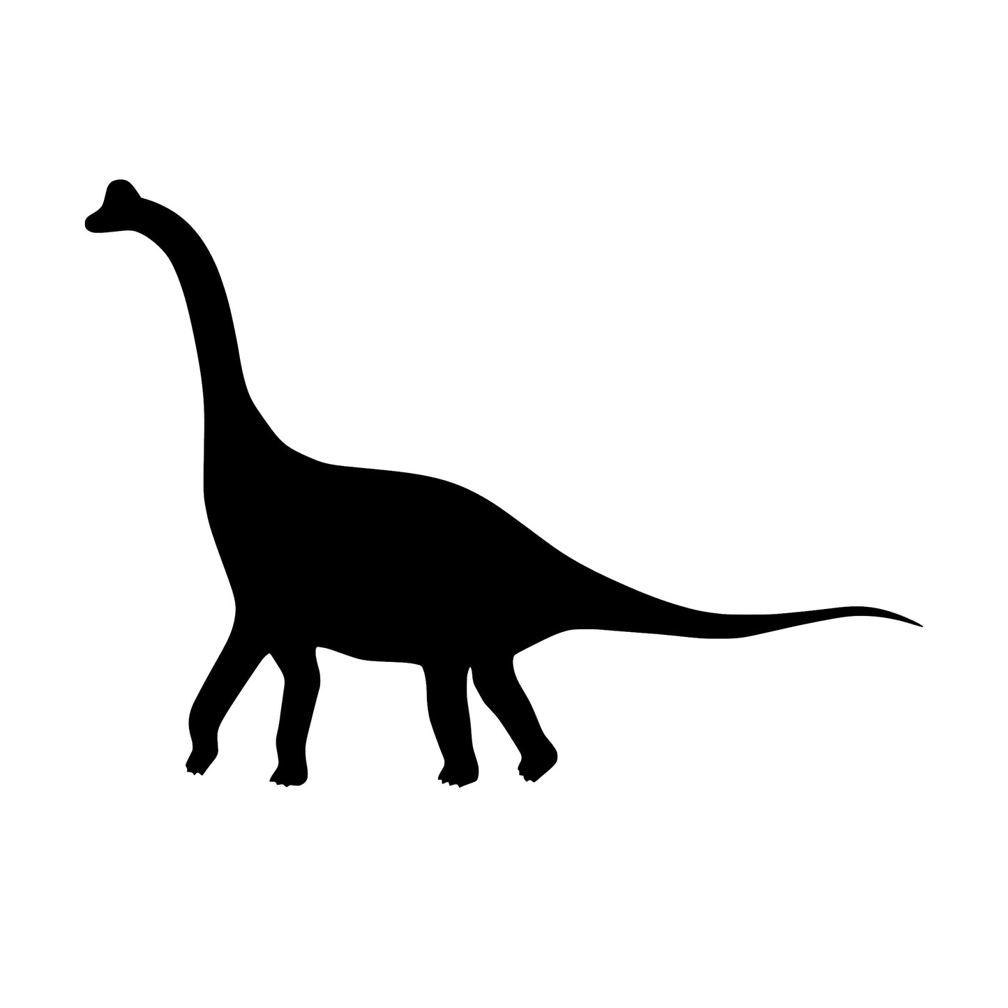 Brontosaurus, Sauropod, Decal Sticker